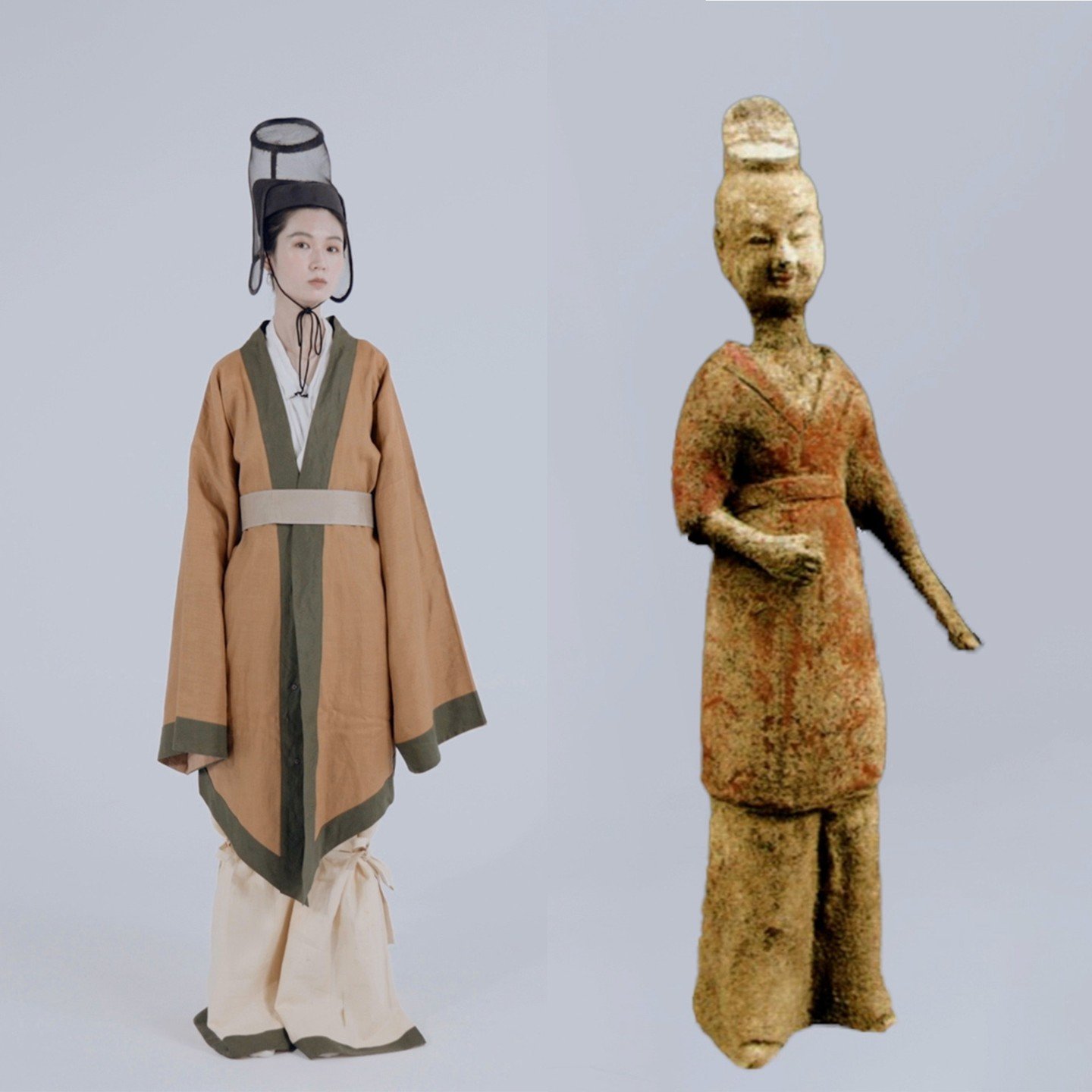 [Hats and Gender in Ancient China] 魏晉南北朝帽子與女扮男裝

In the second episode of our Chinese Clothing Through the Ages video (out now, see link in bio!!), we explore how clothing acts as a demarcator of gender. In the Six Dynasties period, there was a break