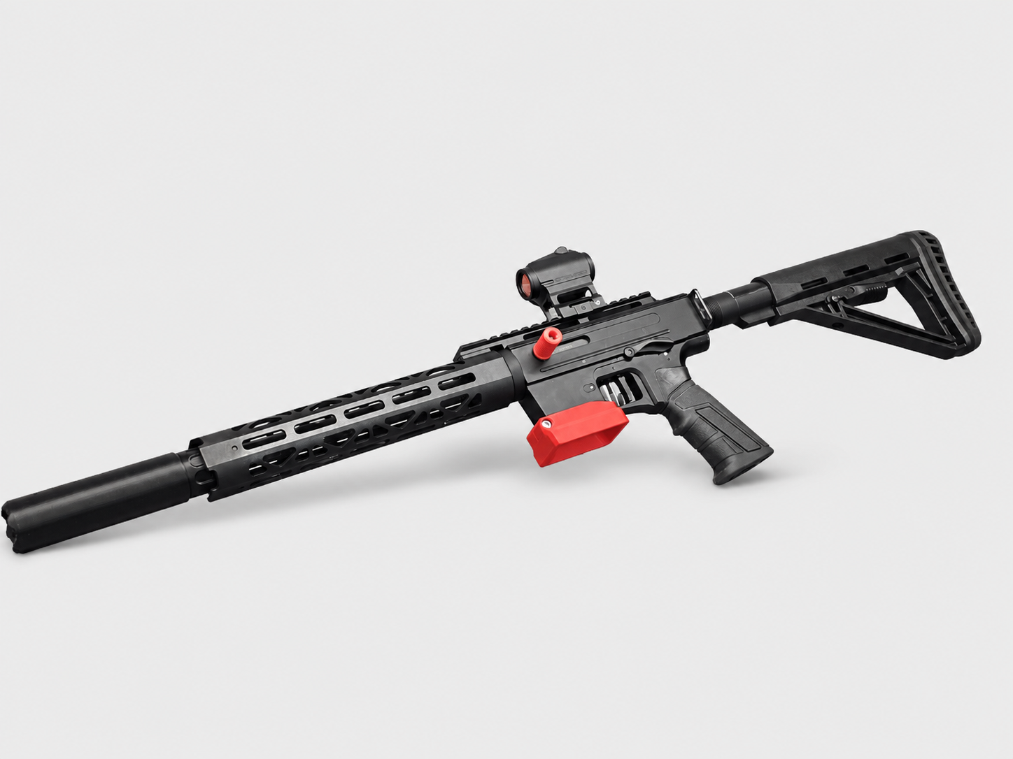 Derya_TM22_Magwell_ChargingHandle_Red_Installed_Website_Hero.png