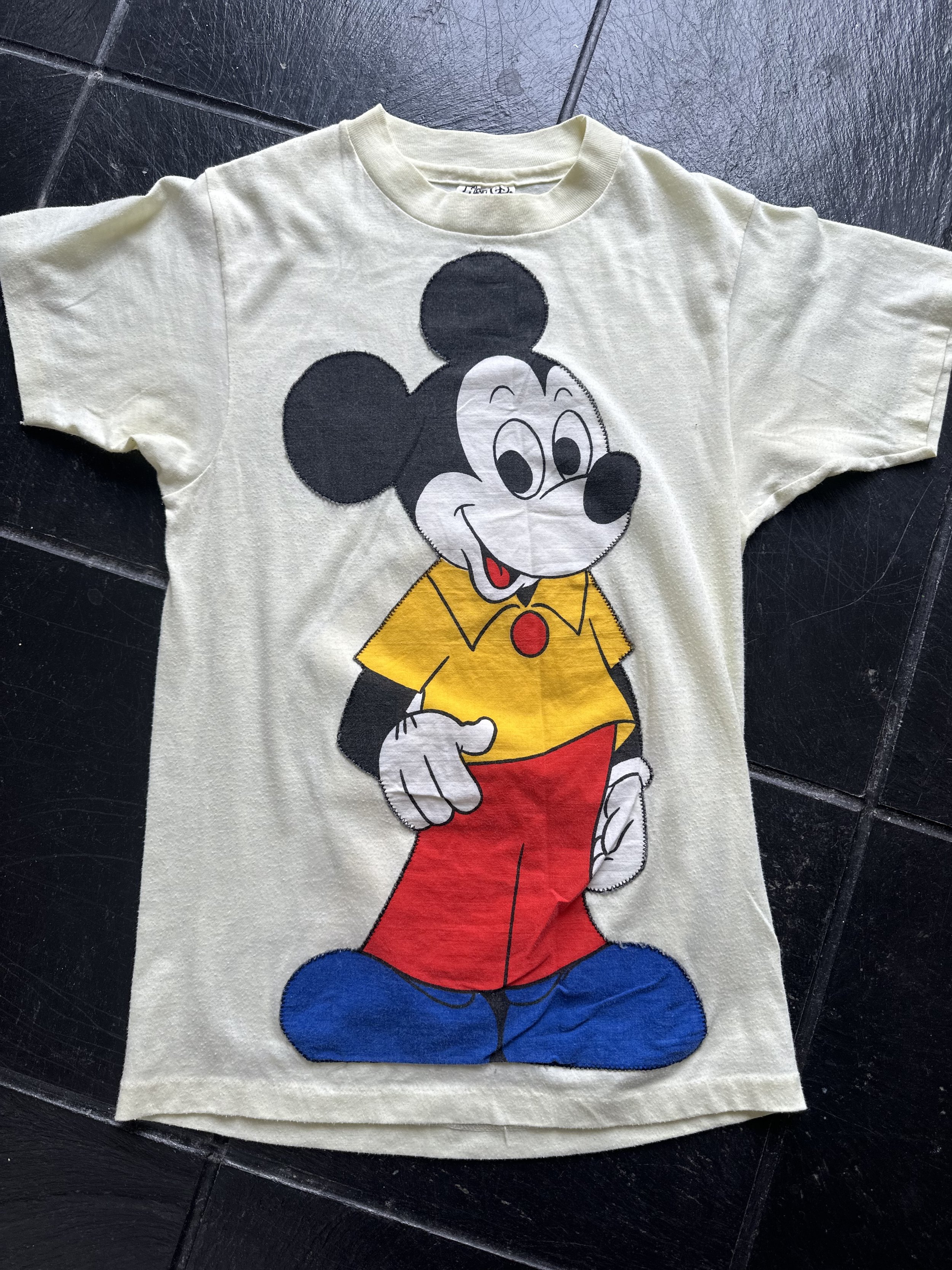 80's Vtg handmade Mickey Mouse Tee