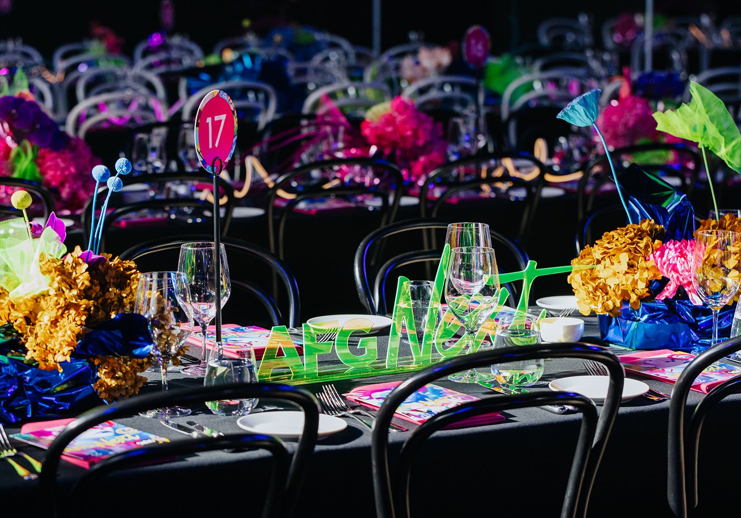 Punk Underground Warehouse Party, Table Setting