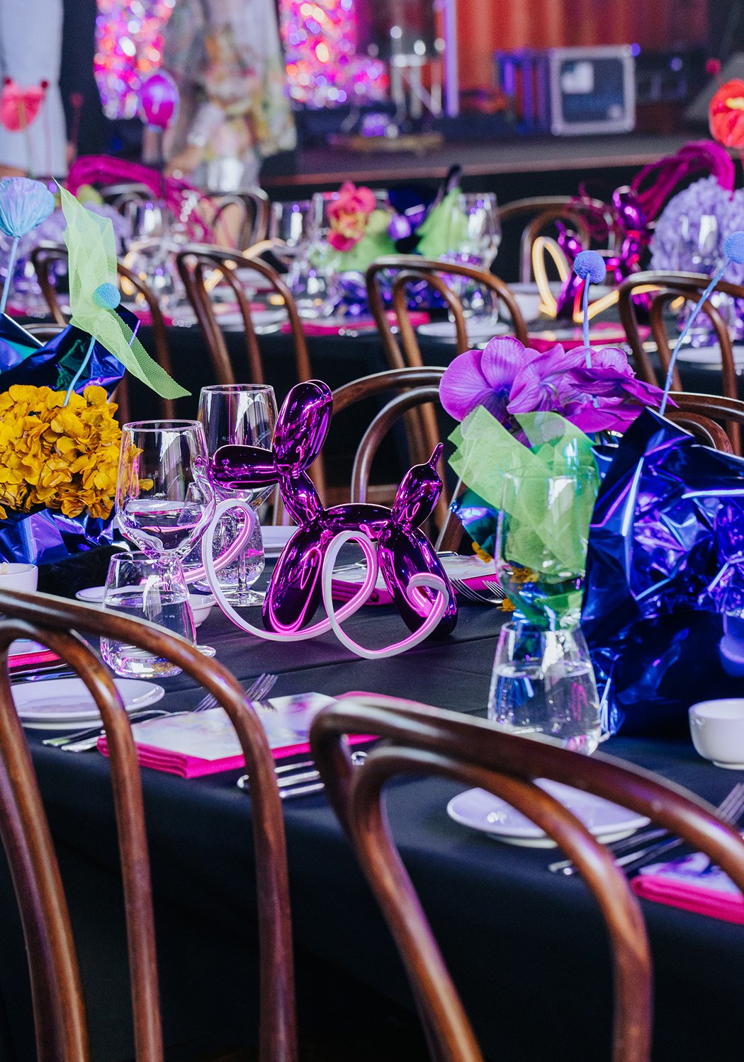 Punk Underground Warehouse Party, Table Setting