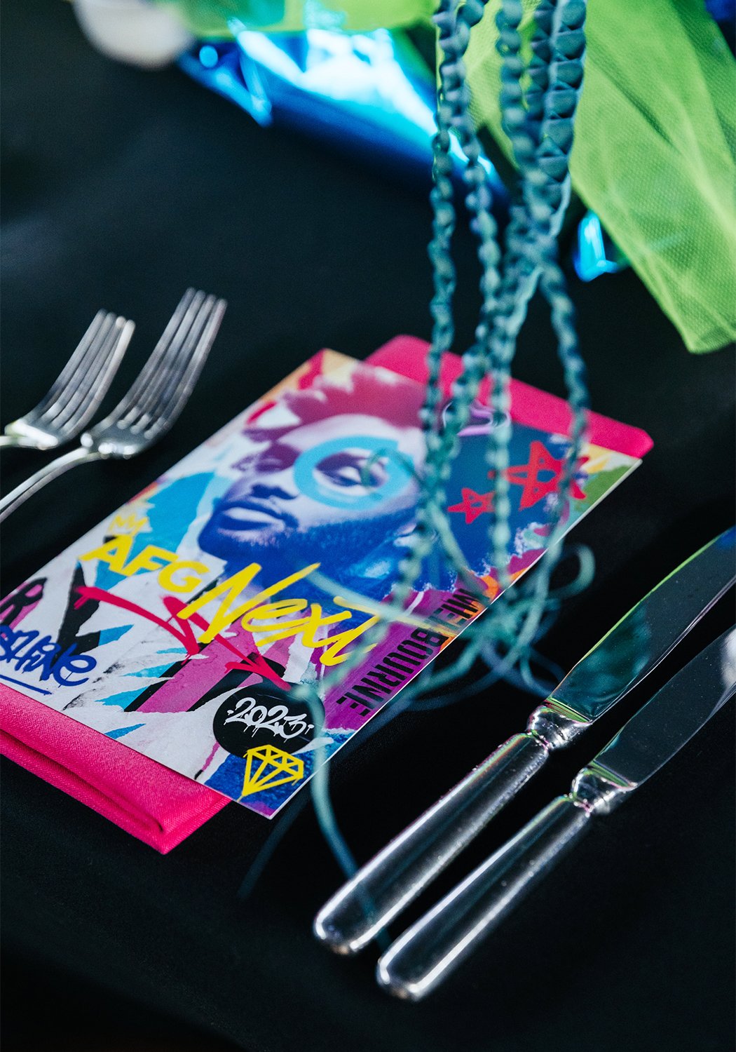 Punk Underground Warehouse Party, Menu Design