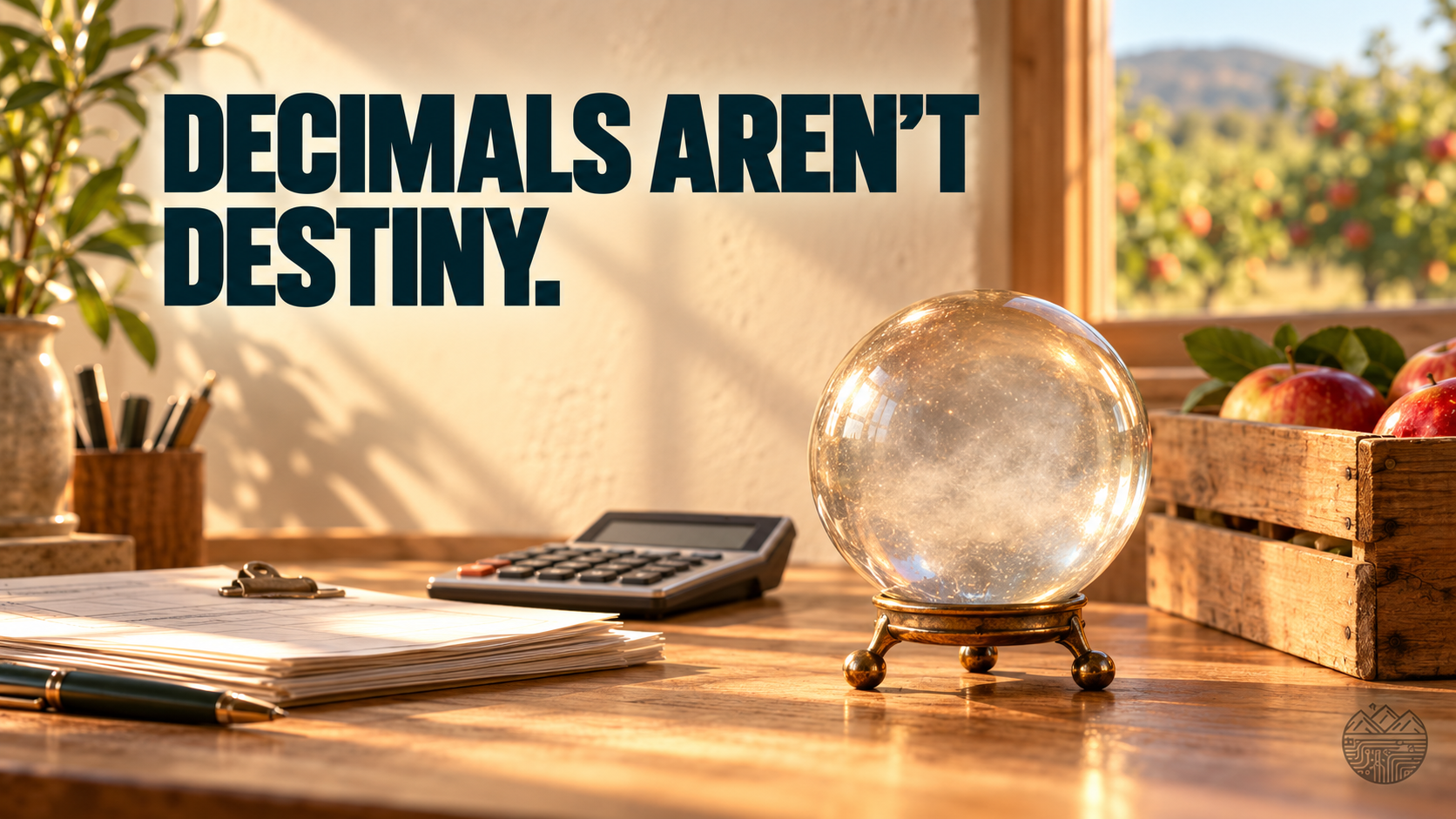 Your forecast has decimals. That doesn’t make it destiny.