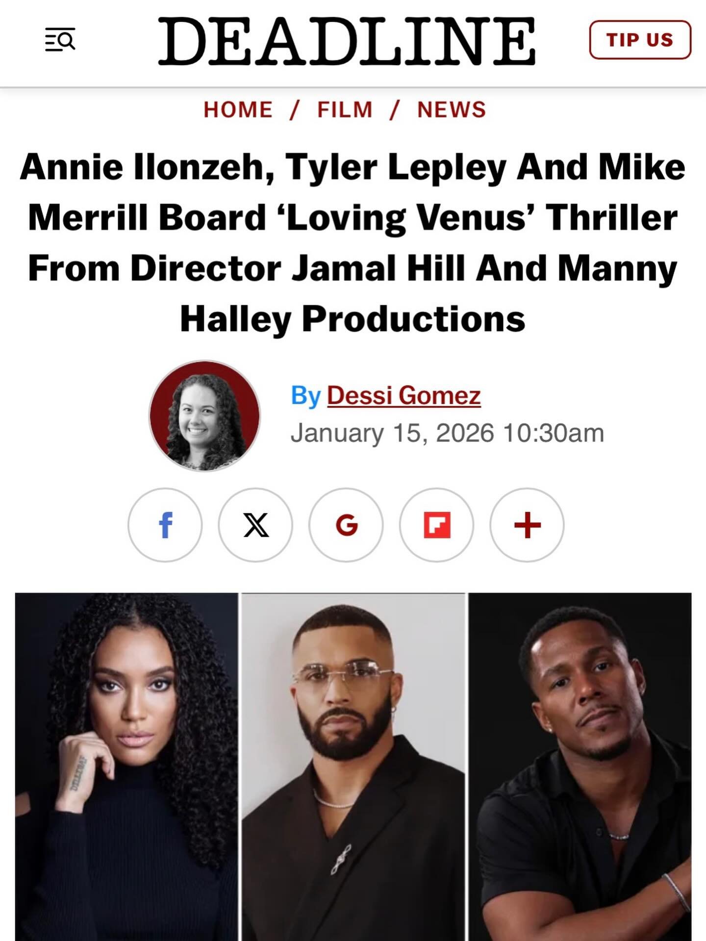 Congrats @annieilonzeh 🎉🙌🏾🎉🙌🏾
When passion projects reunite creatives! Looking forward to this one.
#AnnieIlonzeh #LovingVenus