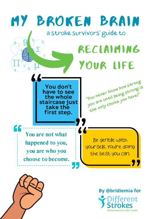 My Broken Brain: a Stroke Survivors' Guide to Reclaiming Your Life by Bridie for Different Strokes