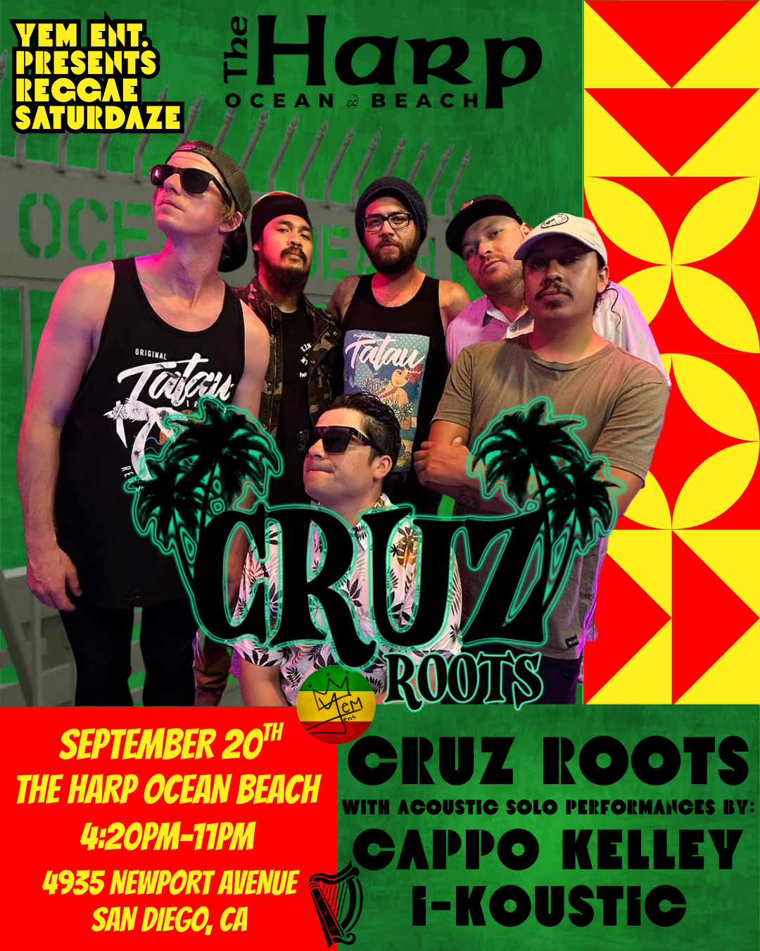 YEM Entertainment Presents Reggae Saturdaze
