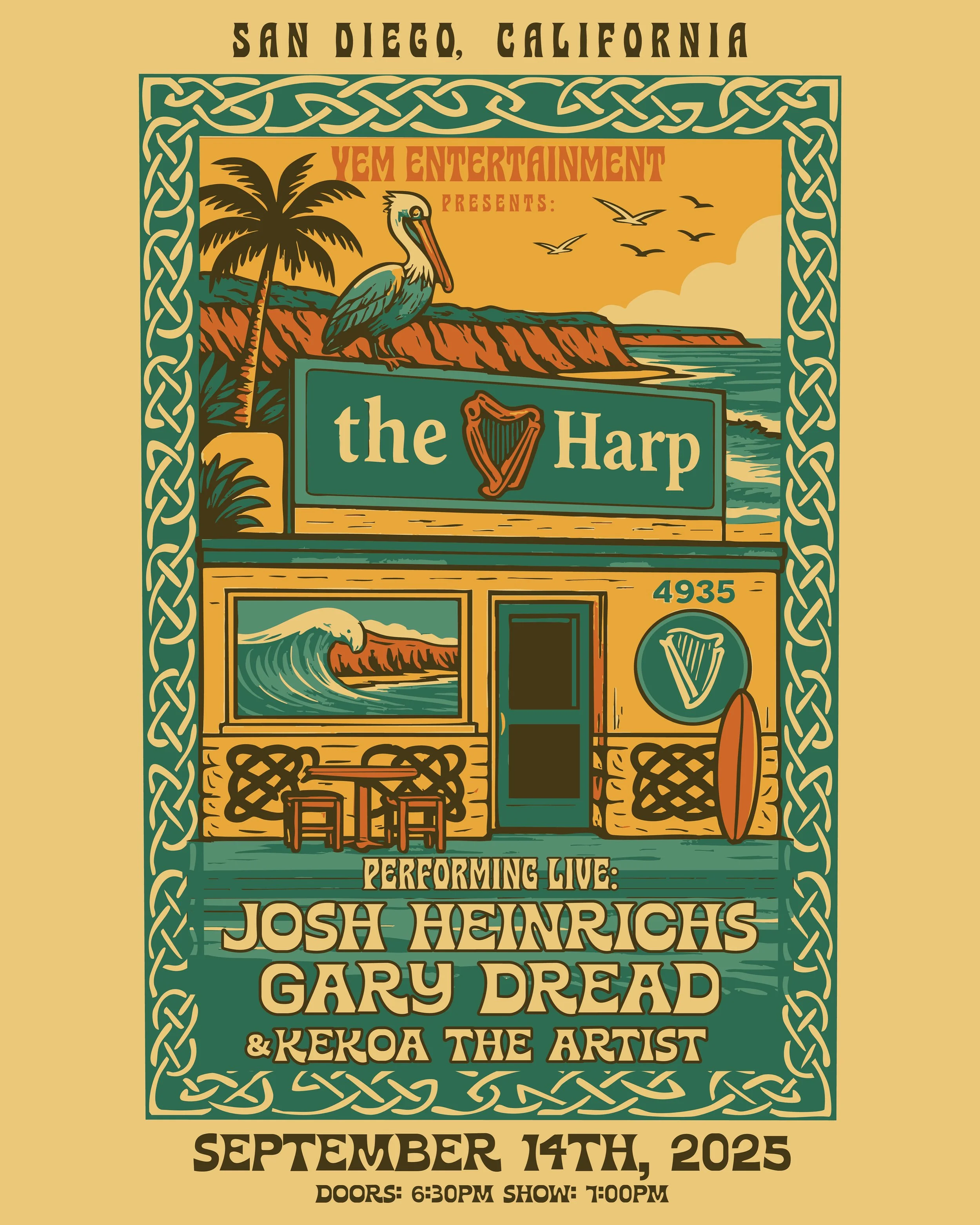 Josh Heinrichs ft. Special Guests Gary Dread, and Kekoa The Artist