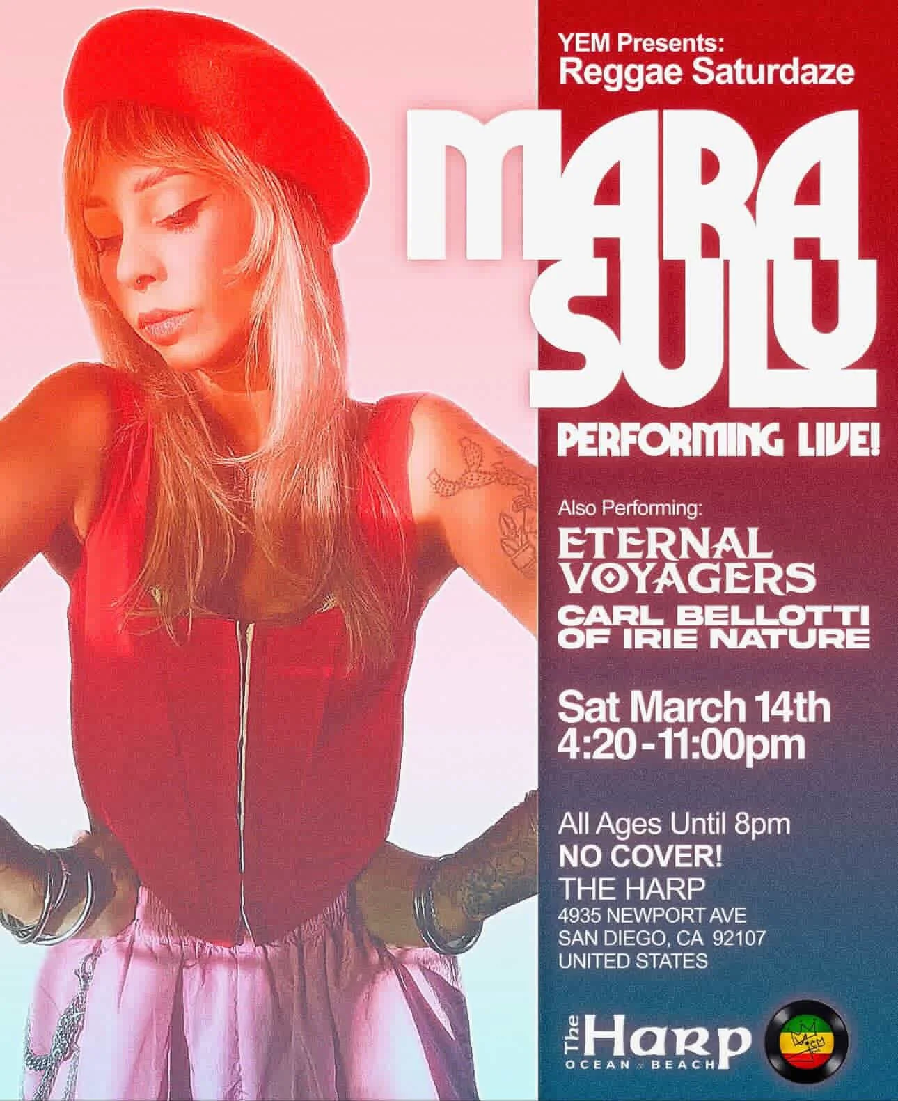 YEM Entertainment Presents Reggae Saturdaze