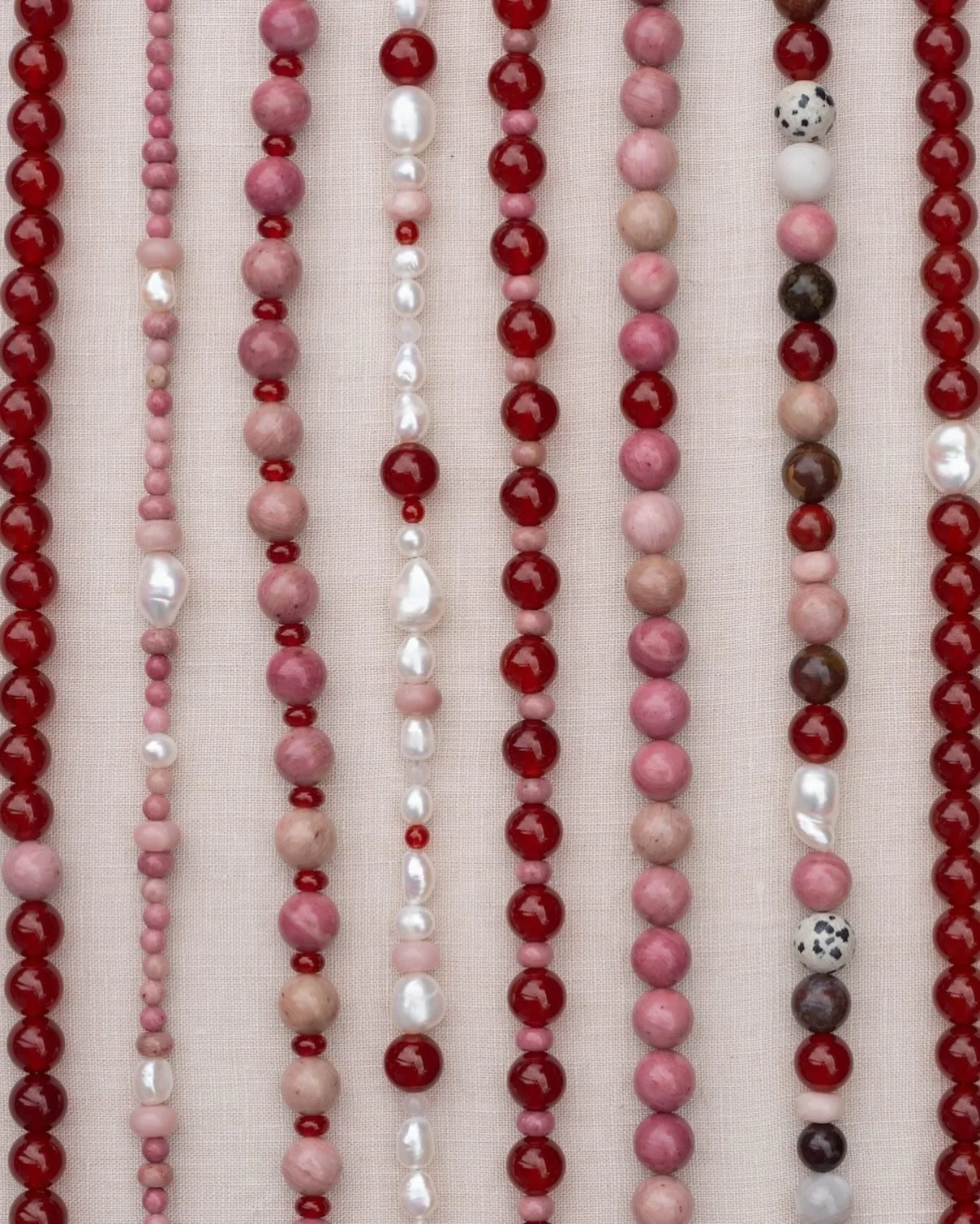 What can I say, I ❤️ love.

Beads for lovers, coming soon.

Each one of a kind, limited edition necklace is hand strung with great care using natural gemstones and sterling silver hardware ✨

Email subscribers get first dibs - sign up at the link in 