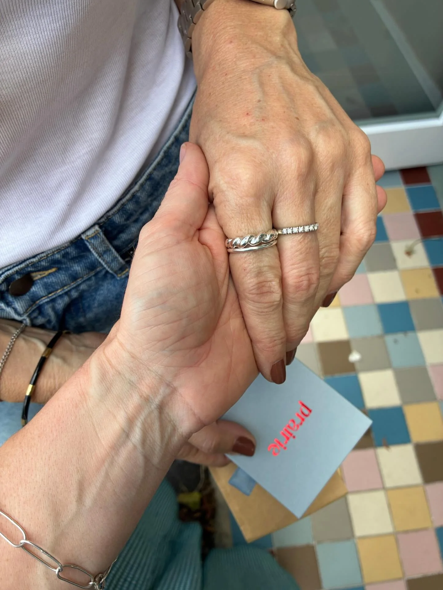 What I love about the Ringlet Band, is how good it looks with every single persons jewellery collection.
It goes with more classic and traditional pieces, bold statement rings, strange and organic pieces. She just works.

I love that you don&rsquo;t 