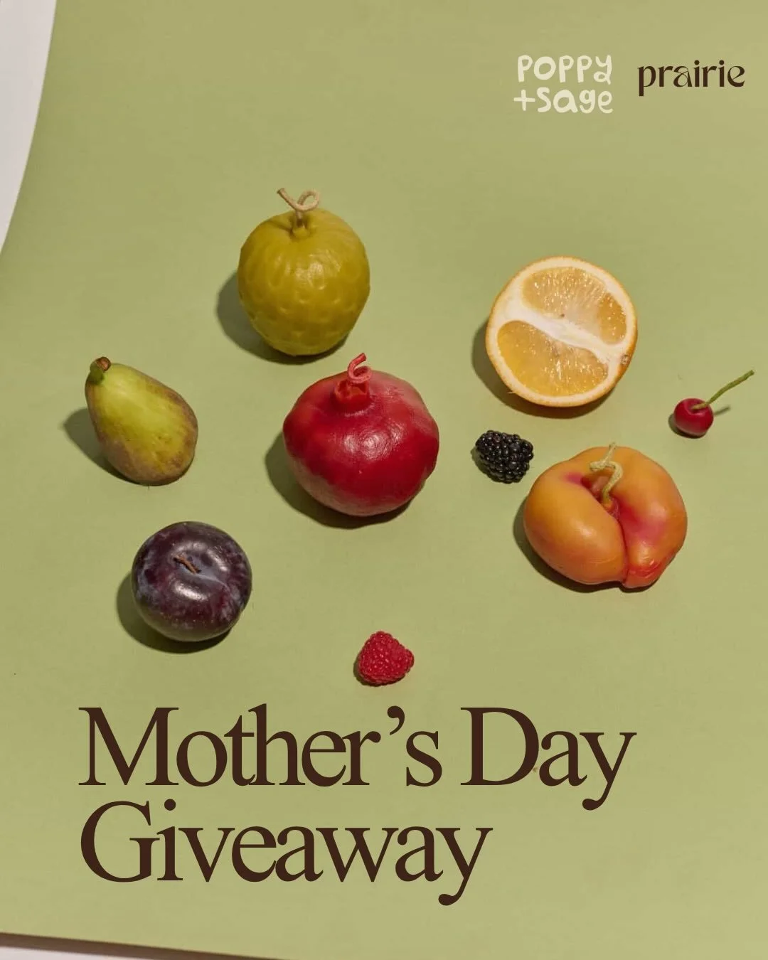 GIVEAWAY! 
The duo you didn&rsquo;t know you needed, @poppyandsagenz 🤝 @prairie_studio_ have teamed up to bring a juicy giveaway to someone most magical this Mother&rsquo;s day!
We use the term &ldquo;Mother&rdquo; loosely around here, think more ab
