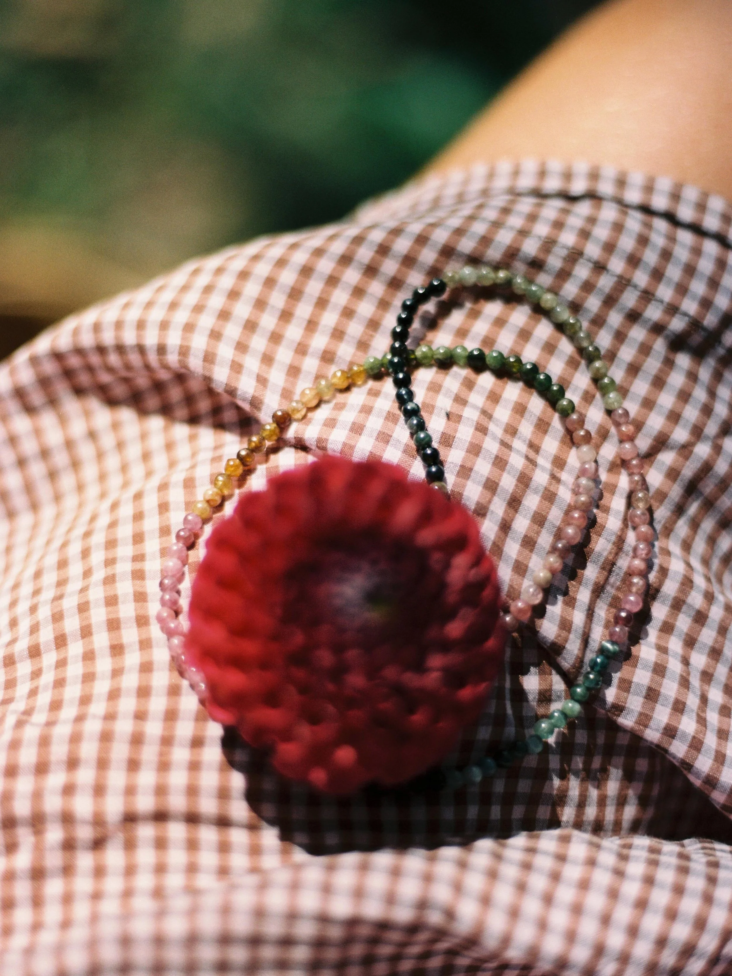 👁️👄👁️ she&rsquo;s back!
The Ophelia necklace is so beloved, I have lost count of how many times it has sold out at this point.
Tiny delicate rainbow tourmaline &amp; sterling silver findings, she&rsquo;s dainty, she&rsquo;s cute, she&rsquo;s gorgi