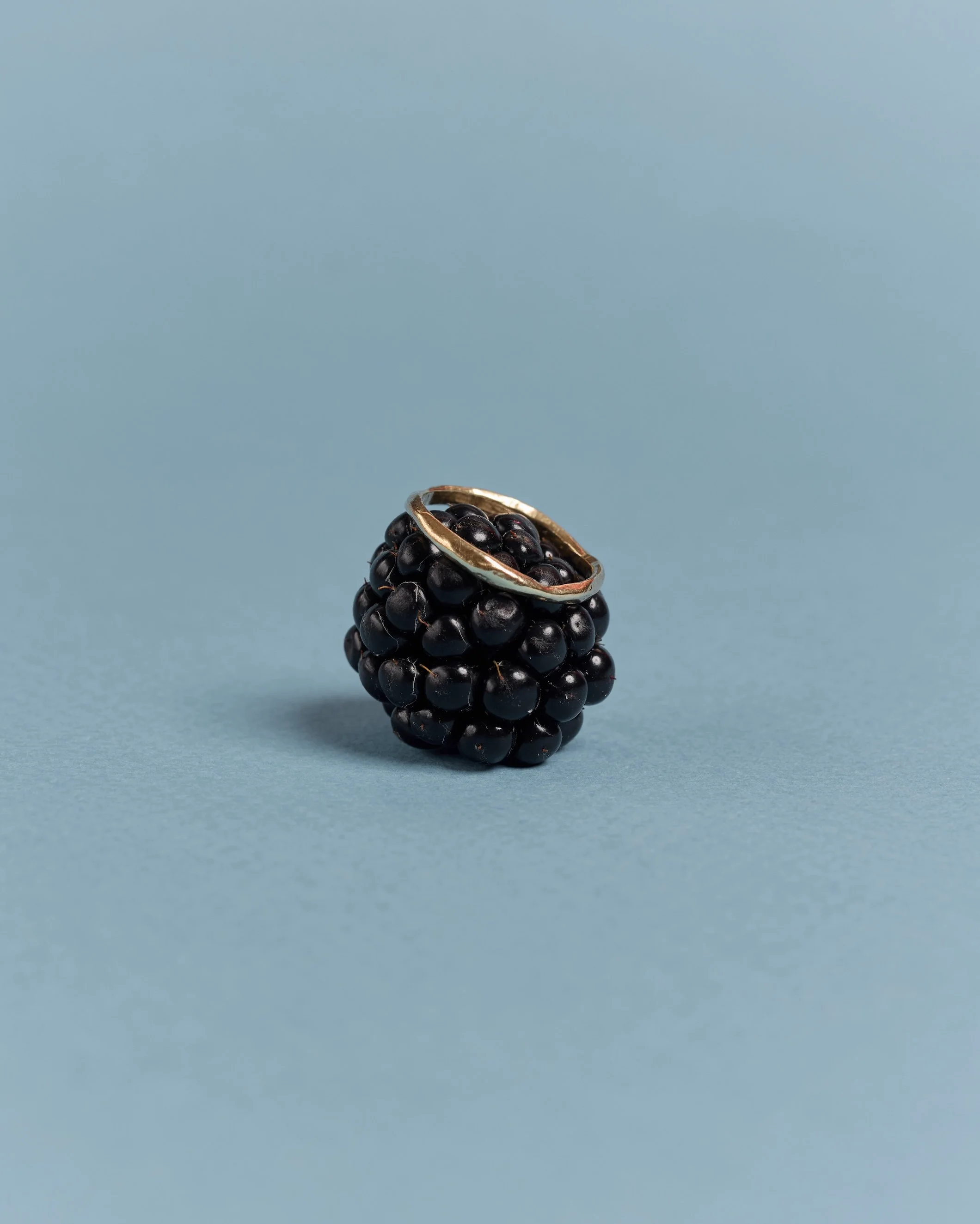 Wrinkle Ring - Sterling Silver | 9ct Gold