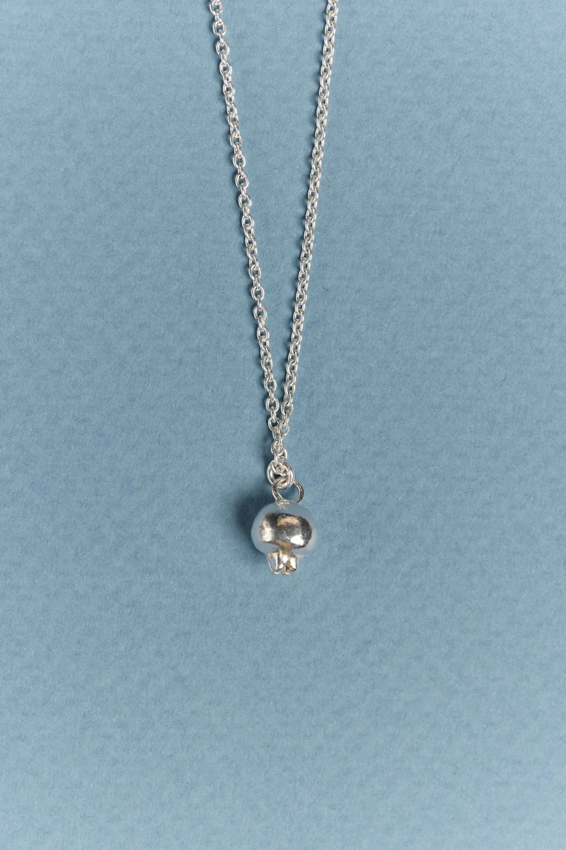 Earth Necklace - Sterling Silver Pomegranate