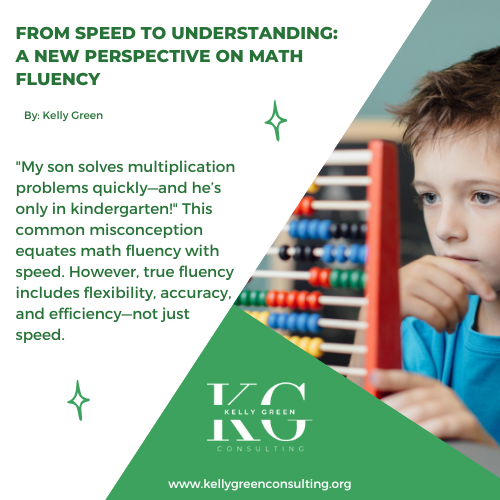 From Speed to Understanding: A New Perspective on Math Fluency