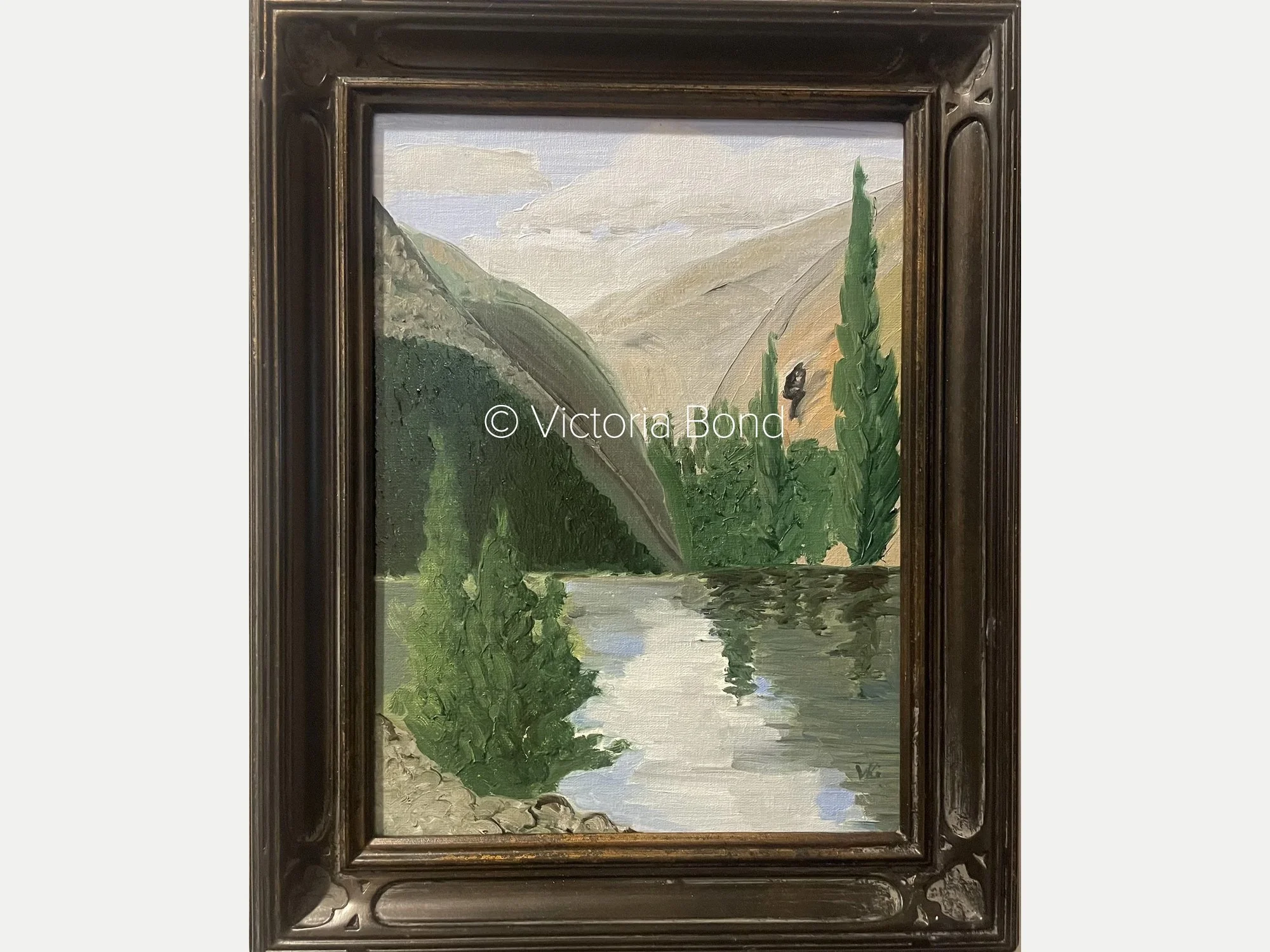 Cave 12 x 9 - Oil on Linen Panel