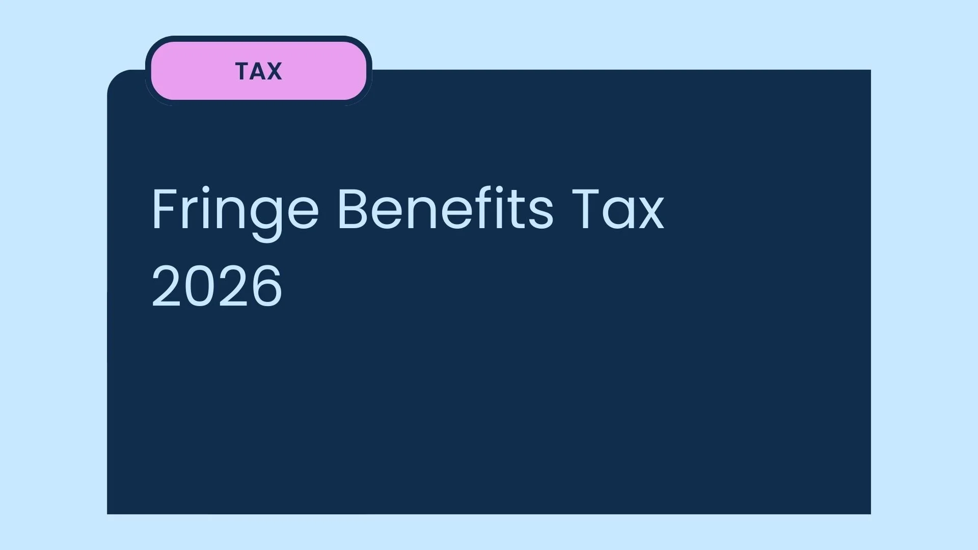       
  
    FBT 2026: What Australian Businesses Need to Know Before 31 March  The 2026 FBT year wraps up on 31 March. If your business provides benefits to employees — whether that's a company car, meals, gym memberships, or a laptop — now is the 