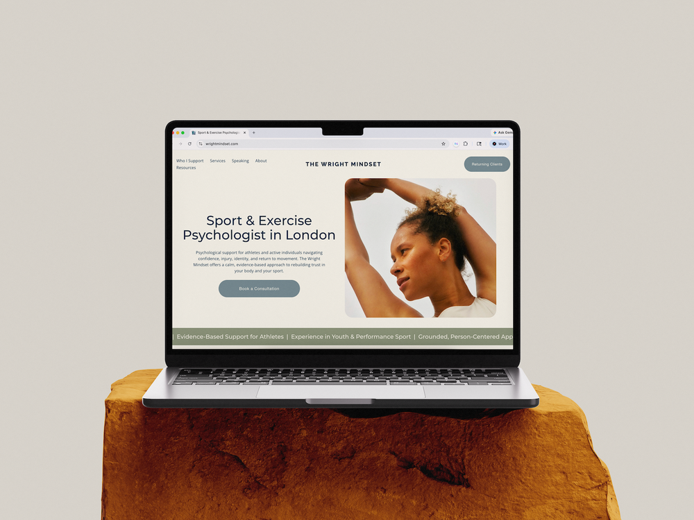 The Wright Mindset website project
