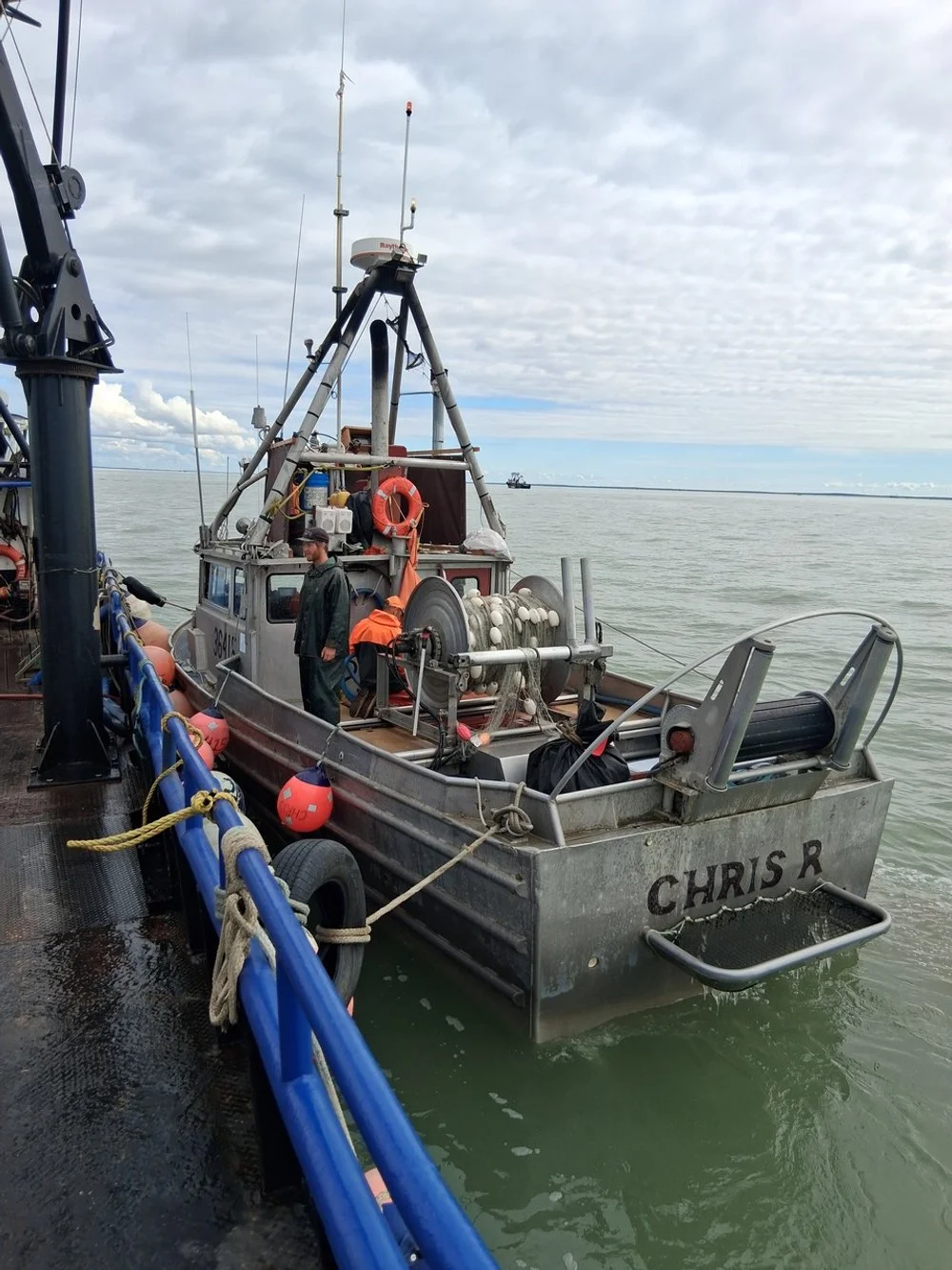  Our boat, the mighty Chris R! 