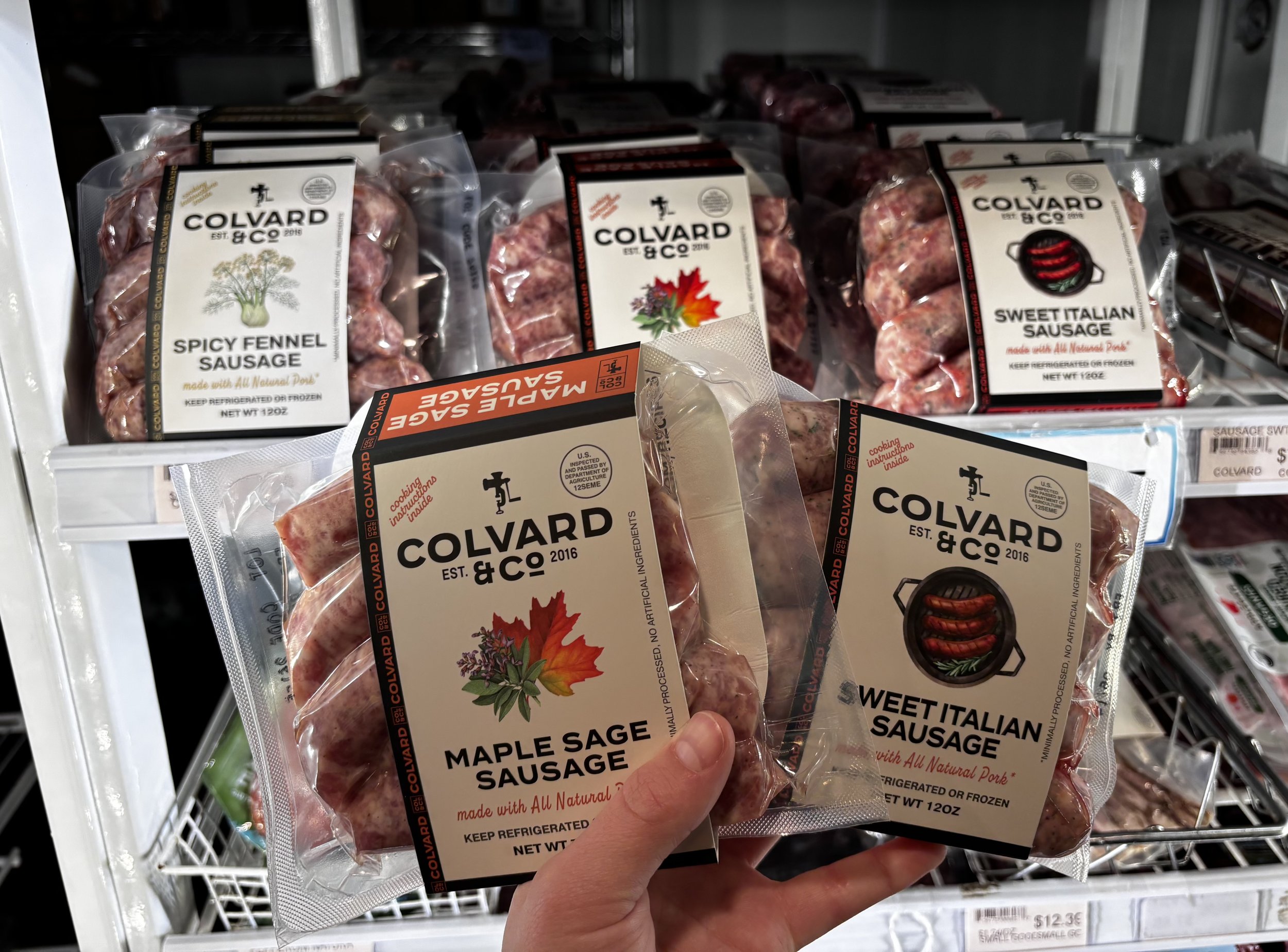 Tasting with Colvard Sausages