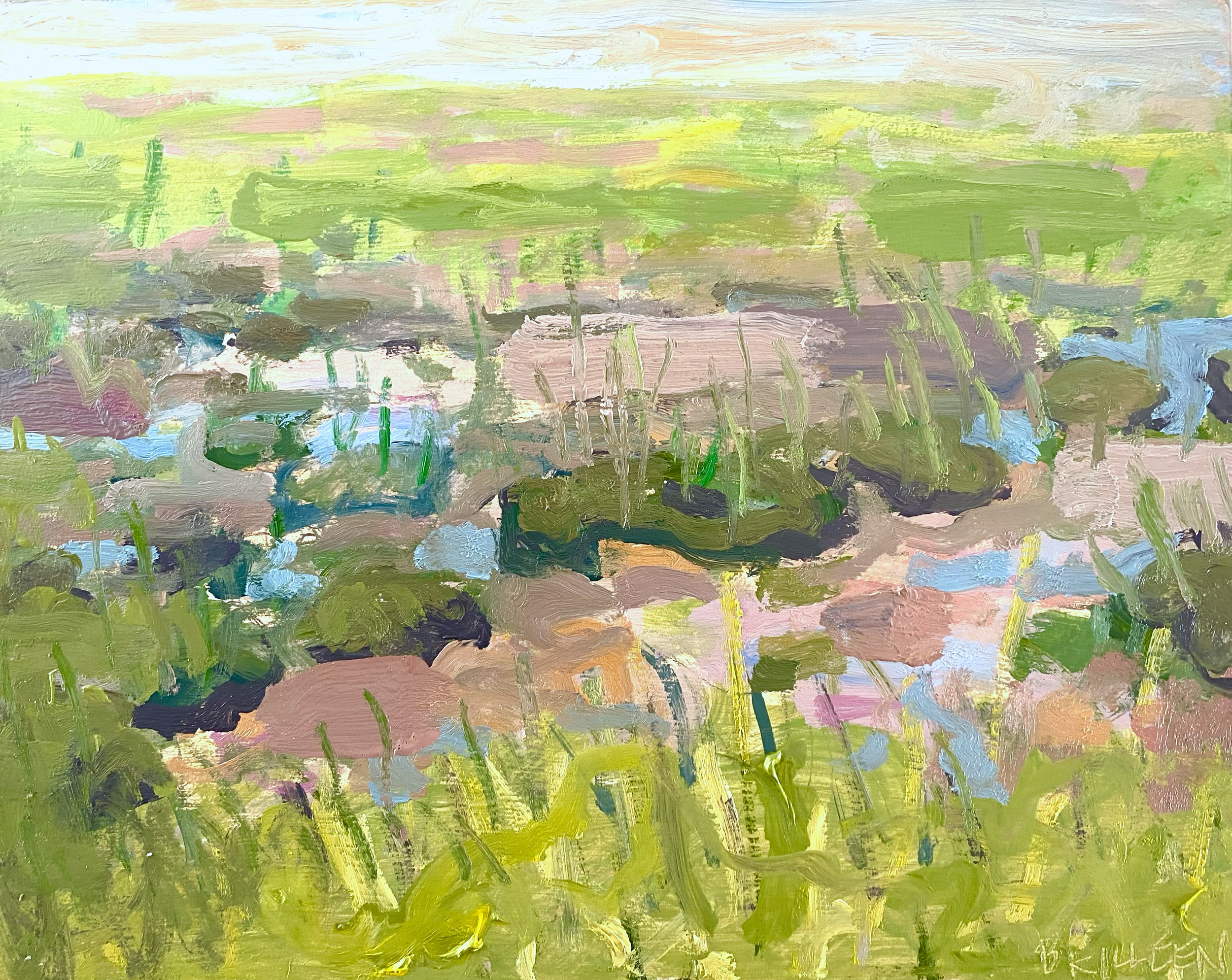 Back Cove, oil on panel, 10" x 8", 2025