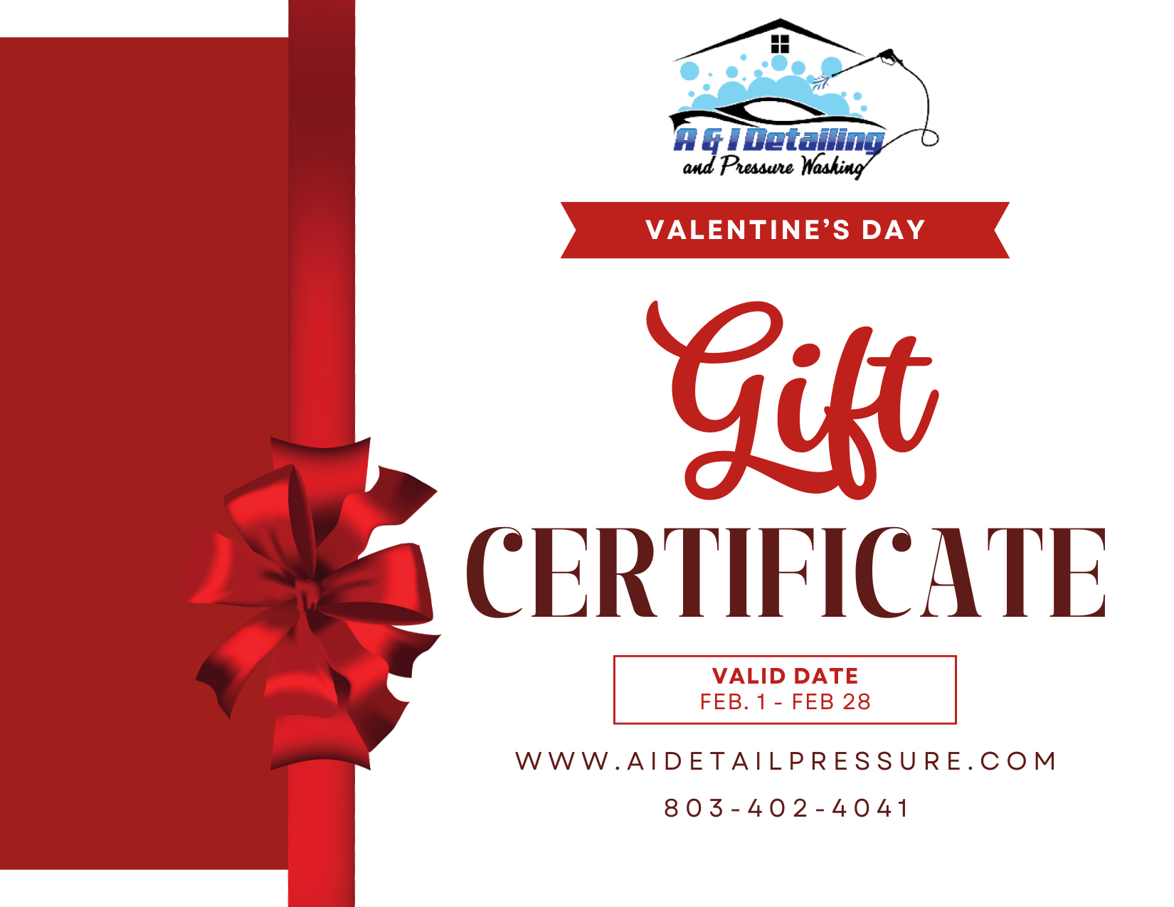 Gift Certificate - Valentine