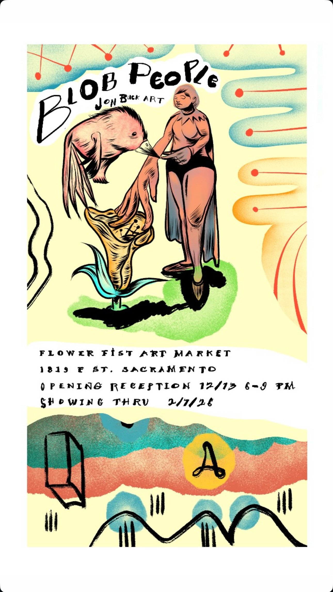 Jon Buck “BLOB PEOPLE” Opening Reception