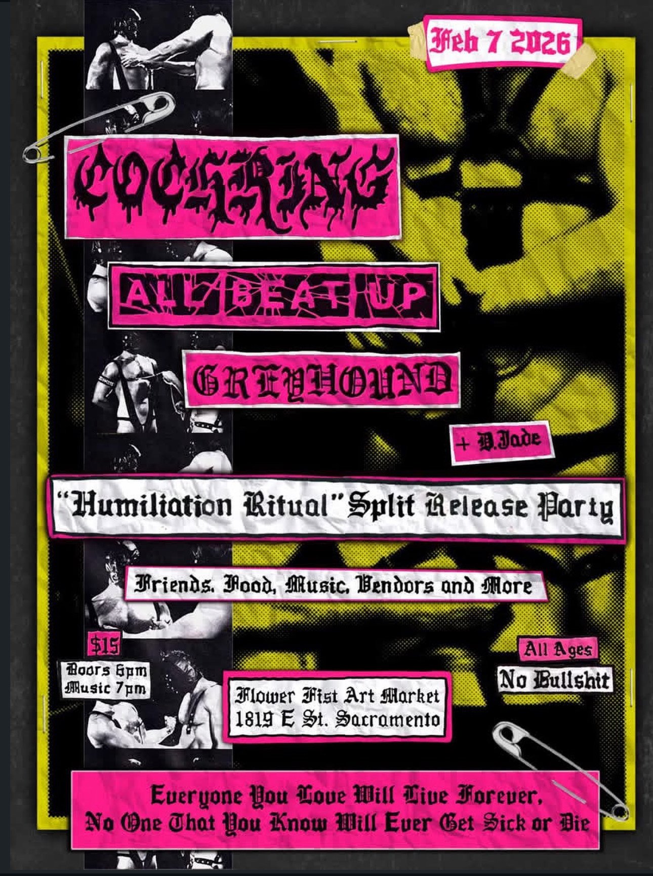 COCKRING/All Beat Up split Record Release Party