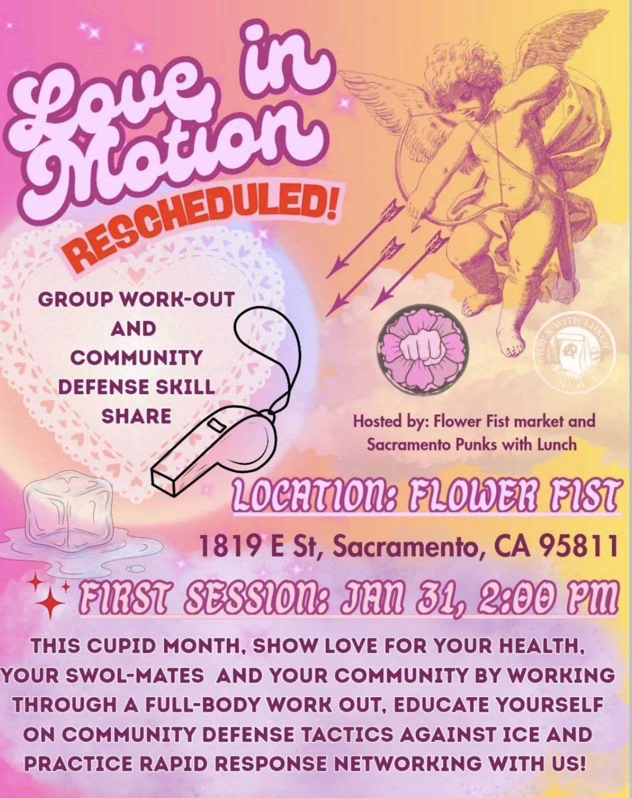 Love in Motion Group Workout &amp; Community Defense Skill Share