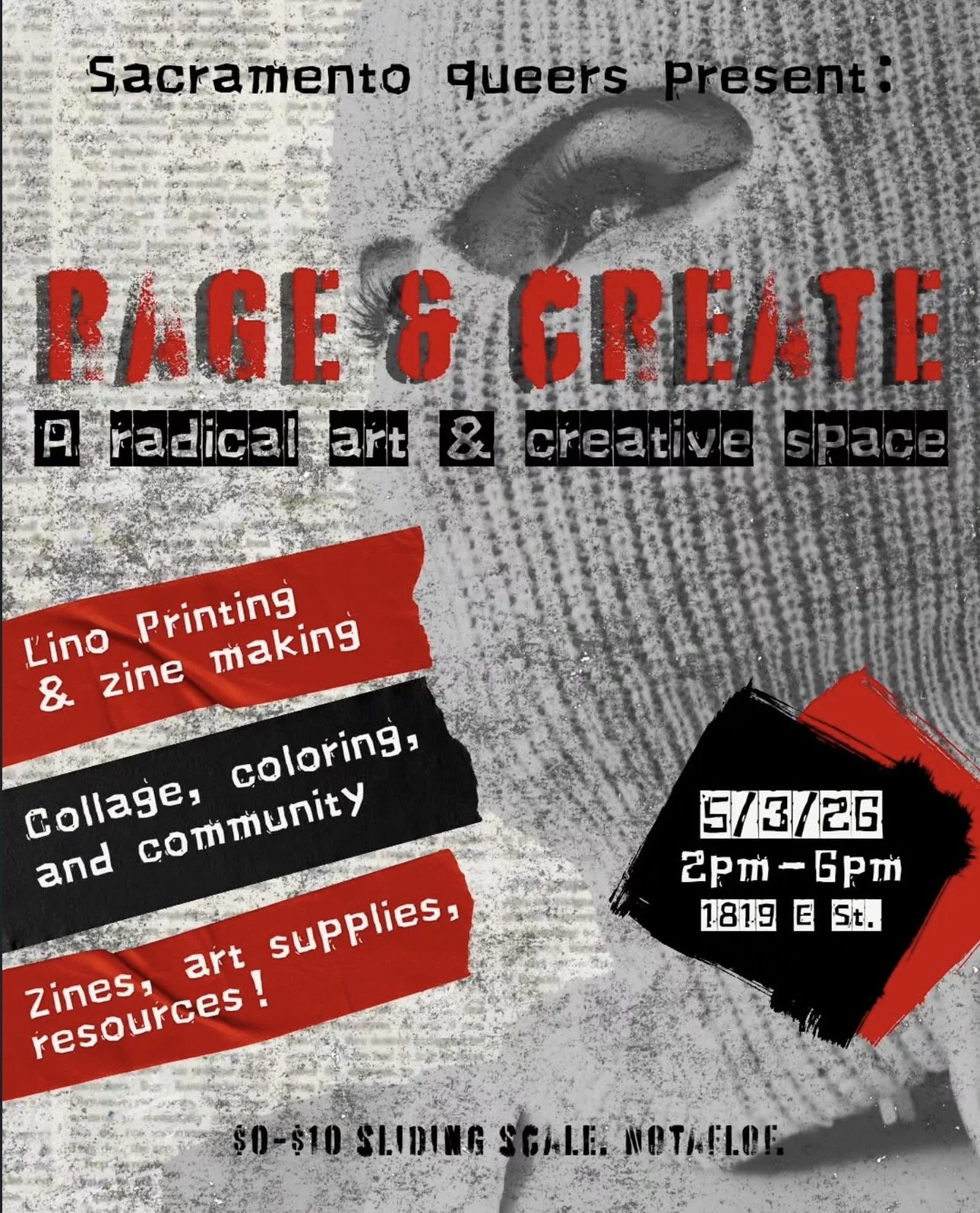 Page &amp; Create (Lino Print &amp; Zine Making Workshop)
