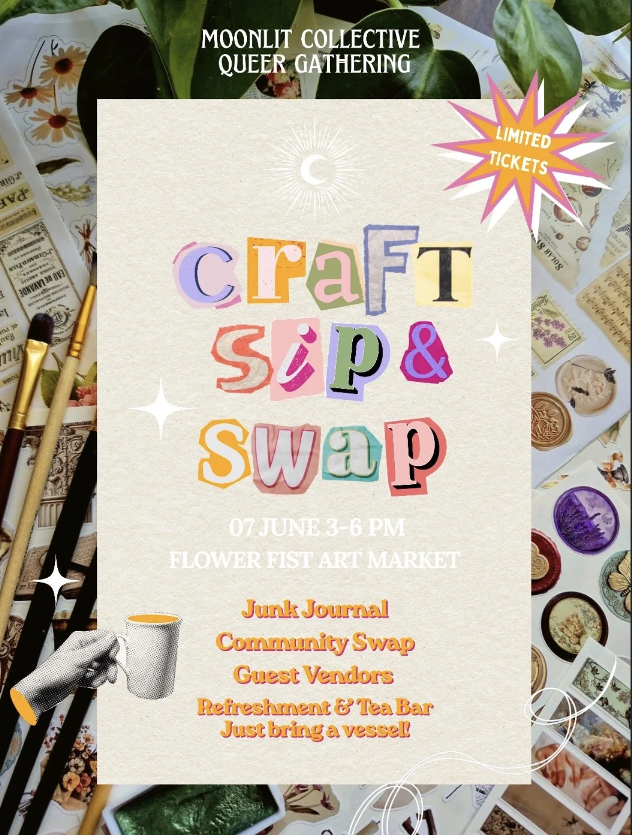 Queer Gathering Crafter Sip &amp; Swap