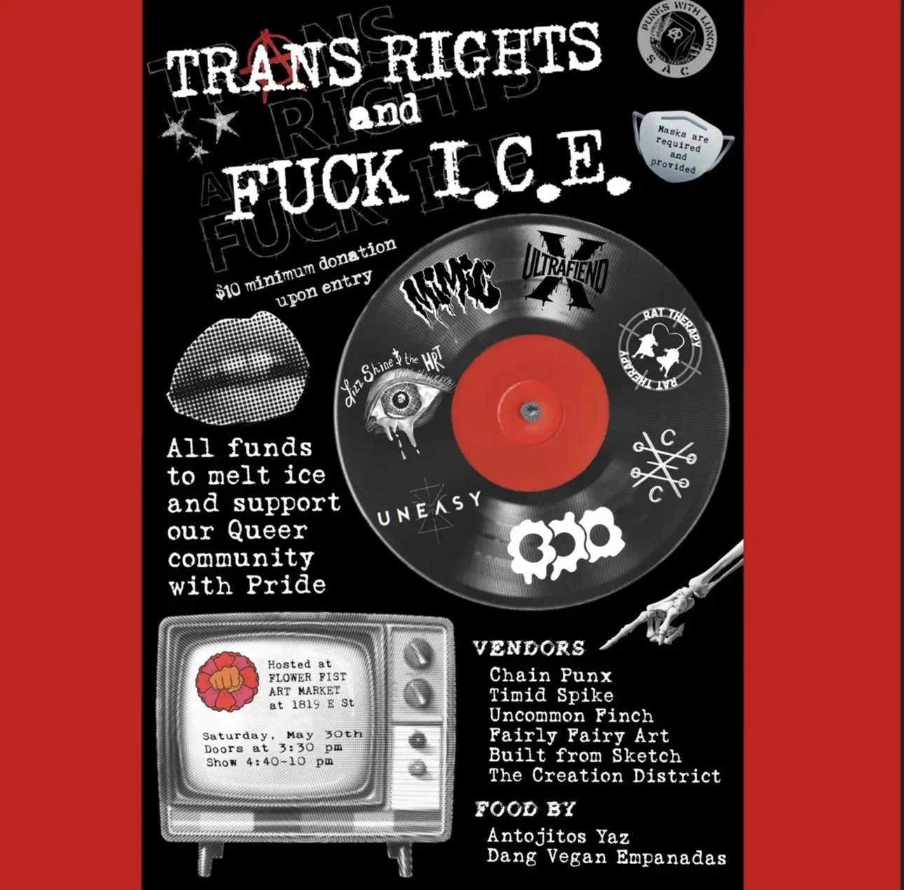 Trans Rights &amp; Fuck I.C.E. Benefit Punk Show