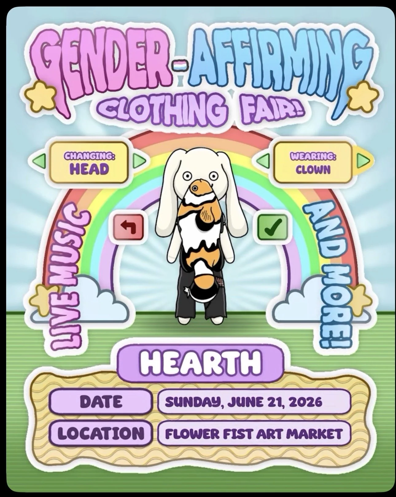 Gender Affirming Clothing Swap