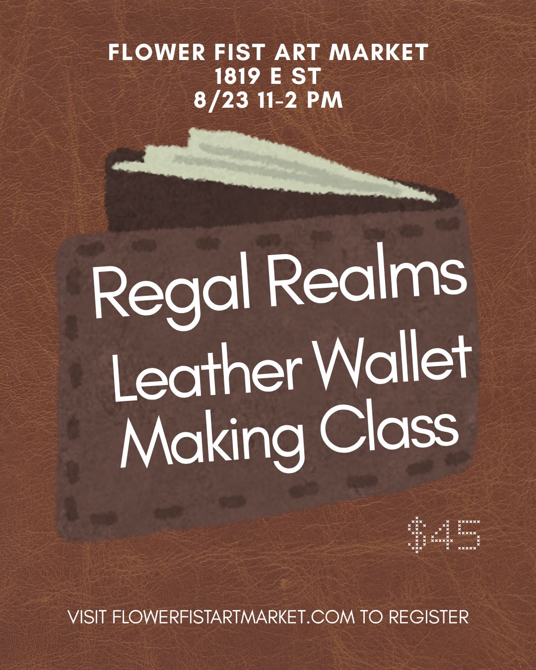 Leather Wallet Making Class