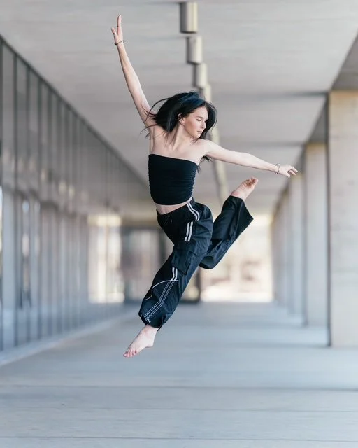 Dancer Leaping in the Air