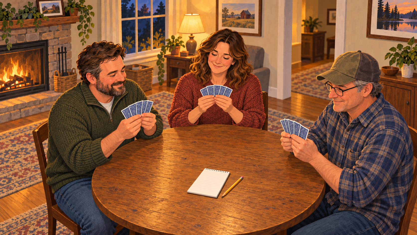 Three-Handed Euchre: How to Play and Keep Score