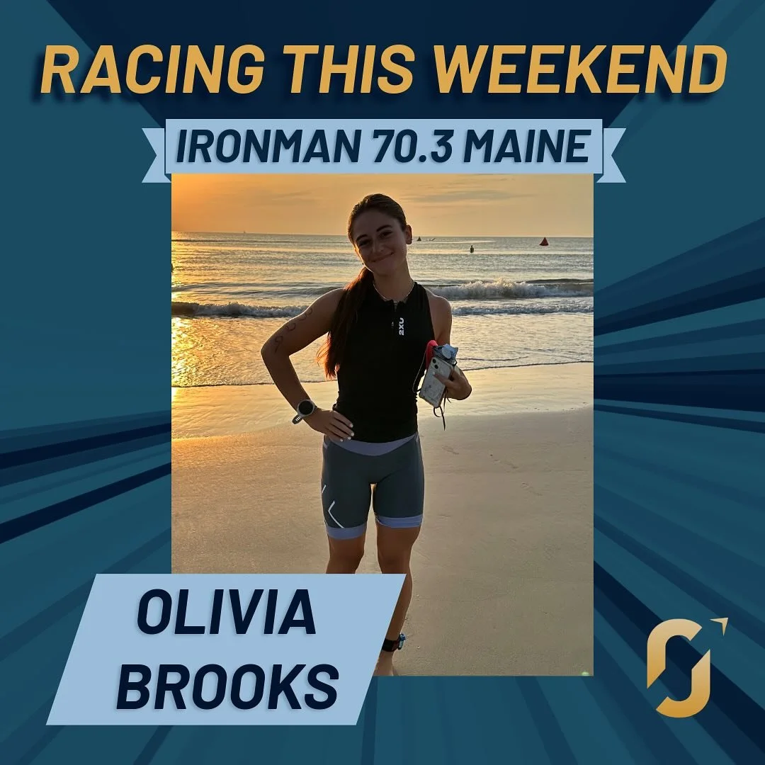 Big weekend ahead!! So excited to see Olivia crush her first 70.3 and Matt + Rachel repping the team this weekend in Texas🔥 Good luck team!!🎉