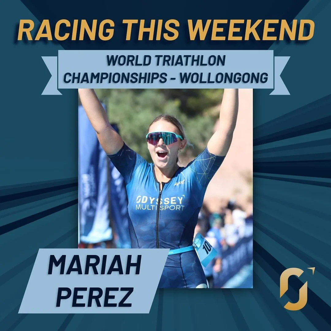 Put your hands up for Mariah as she wraps up a very busy year of racing at Age Group World Triathlon Championships in Australia tomorrow !! 🤩👏🏼 We&rsquo;re so excited for her to represent the US and Odyssey Multisport at an international competiti
