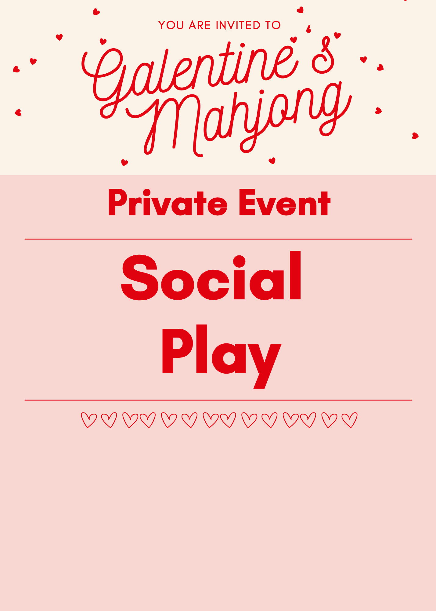 Private Galentine's - Social Play