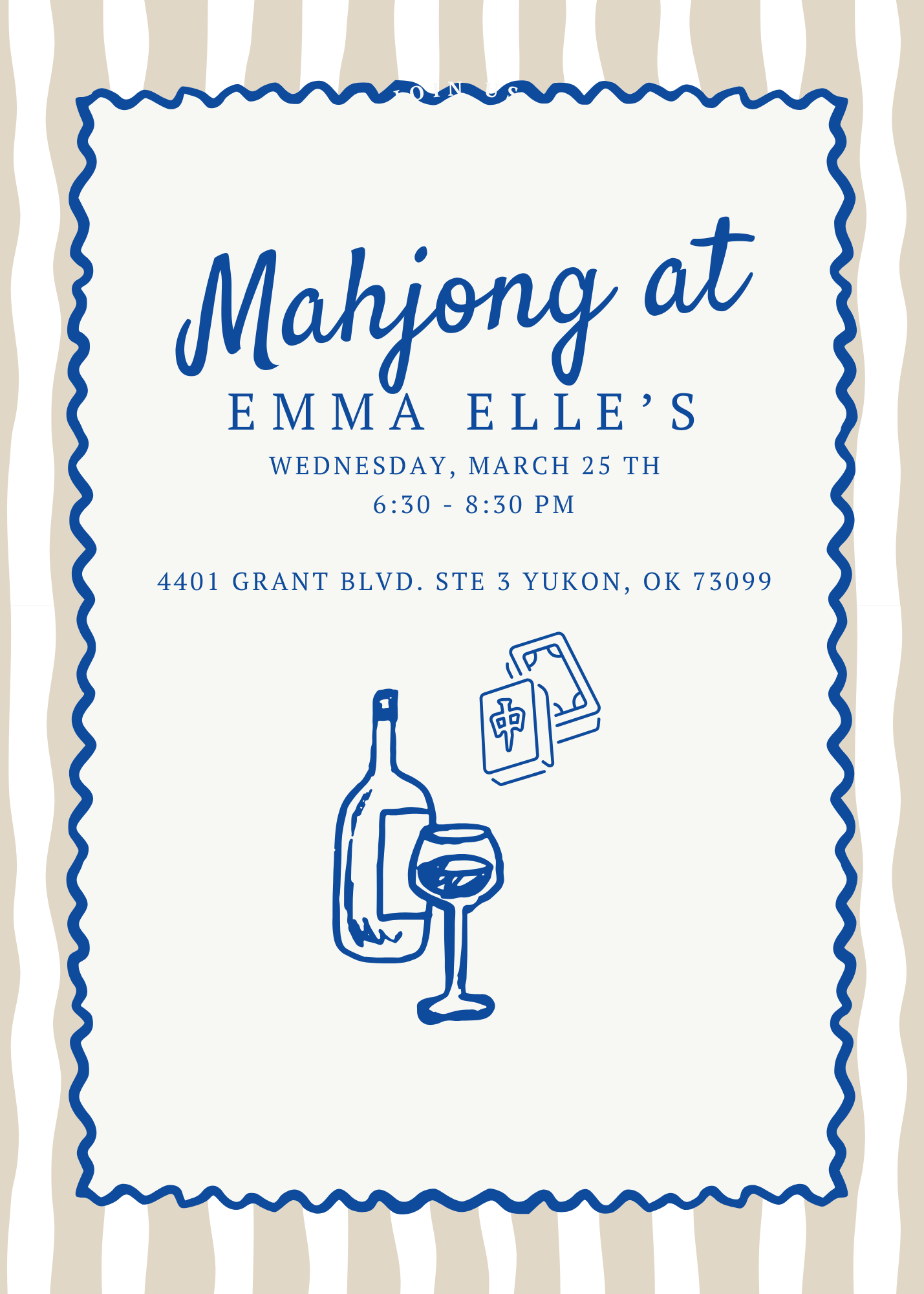 Mahjong at Emma Elle's - Yukon