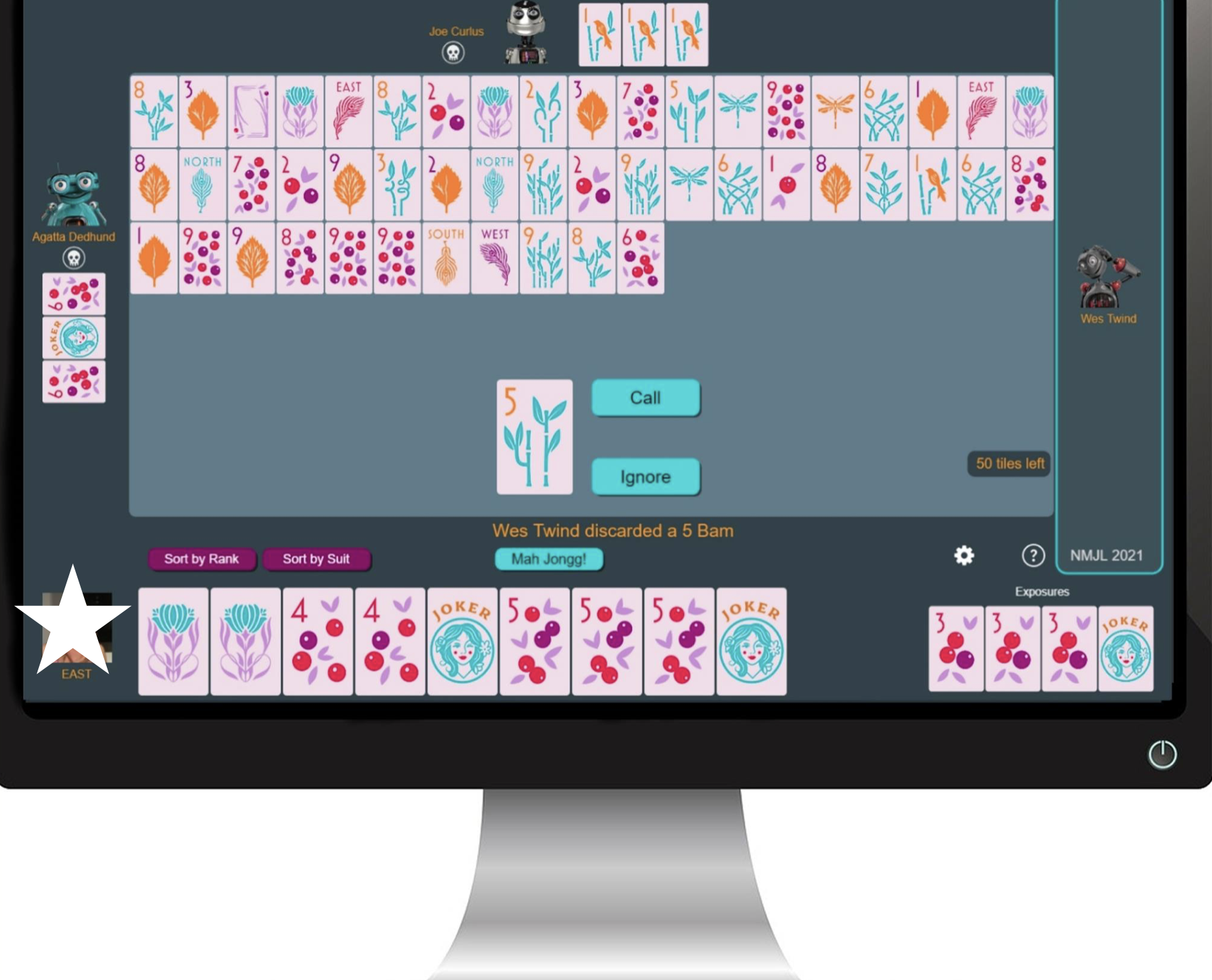 Play mahjong online computer screenshot of mahjong screen