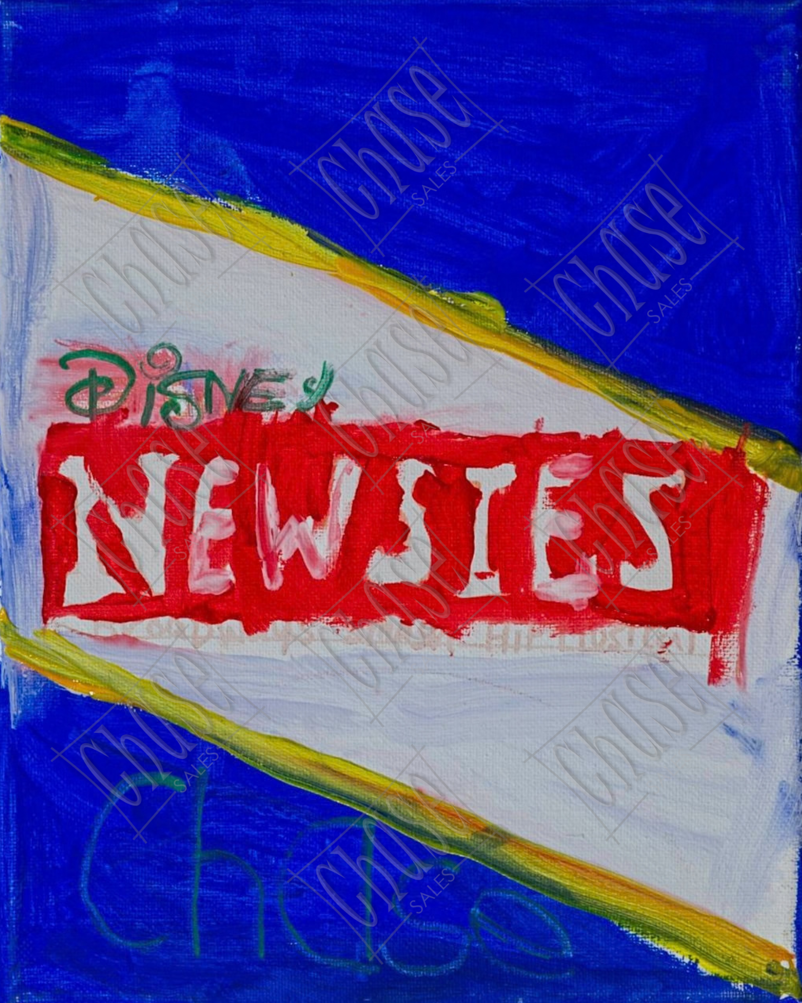 Moonlight Series: "Newsies" (8x10) - Painted 4/10/2026 - ORIGINAL: Available - PRINTS: Available