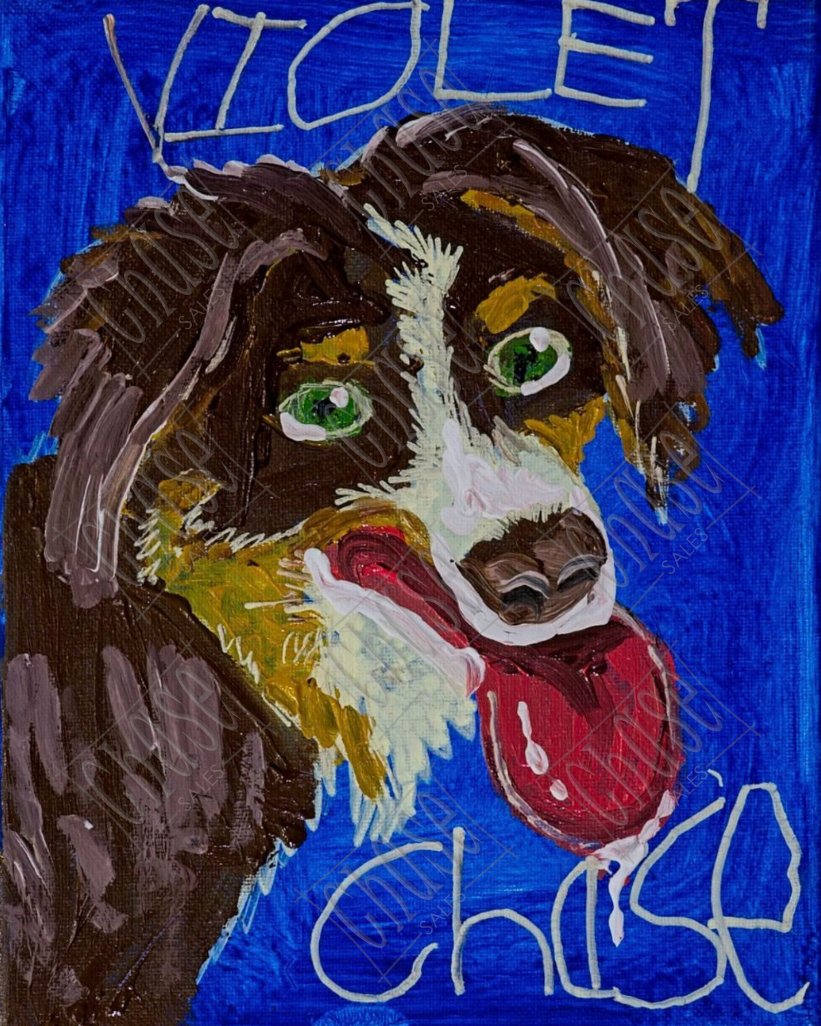 My Neighbor, Violet (8x10) - Painted 7/10/2026 - ORIGINAL: Available - PRINTS: Available