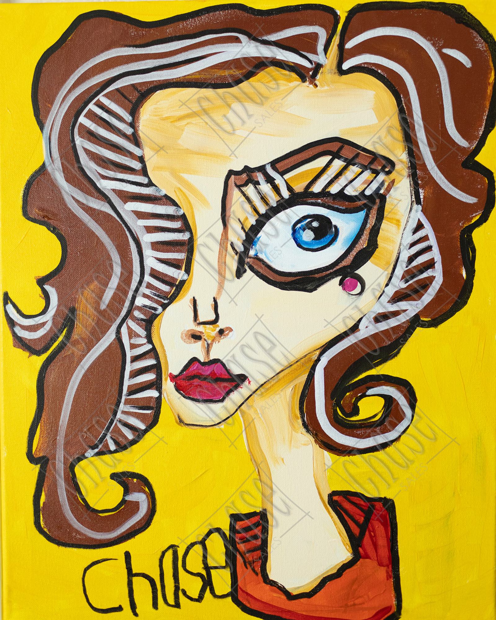 Mod Look (16x20) - Painted 4/7/2023 - ORIGINAL: Available - PRINTS: Available