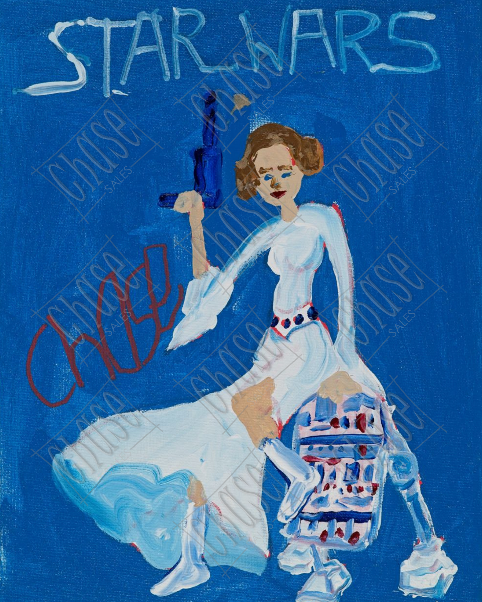 Rebel Princess 2.0 (16X20) - Painted 8/25/2023 - ORIGINAL: Available - PRINTS: Available