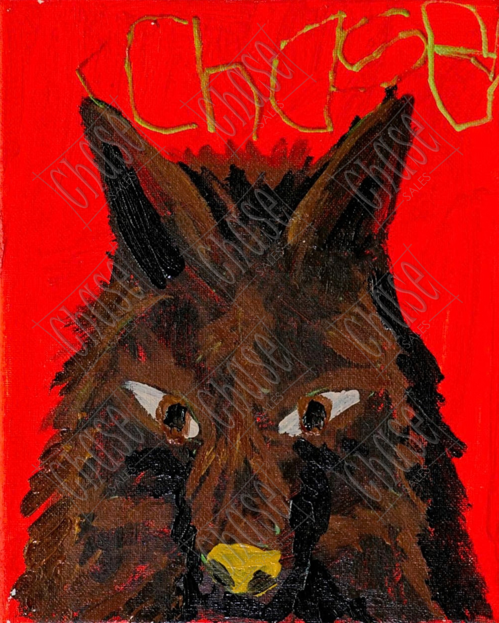 Wolf Friend Up Close (8x10) - Painted 5/8/2026 - ORIGINAL: Available - PRINTS: Available
