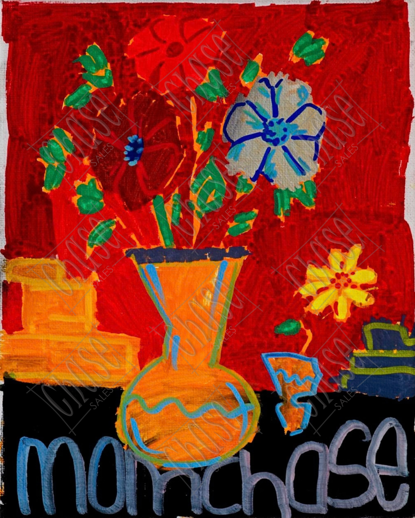 Vibrant Vase 2 (8x10) - Painted 6/26/2026 - ORIGINAL: Available - PRINTS: Available