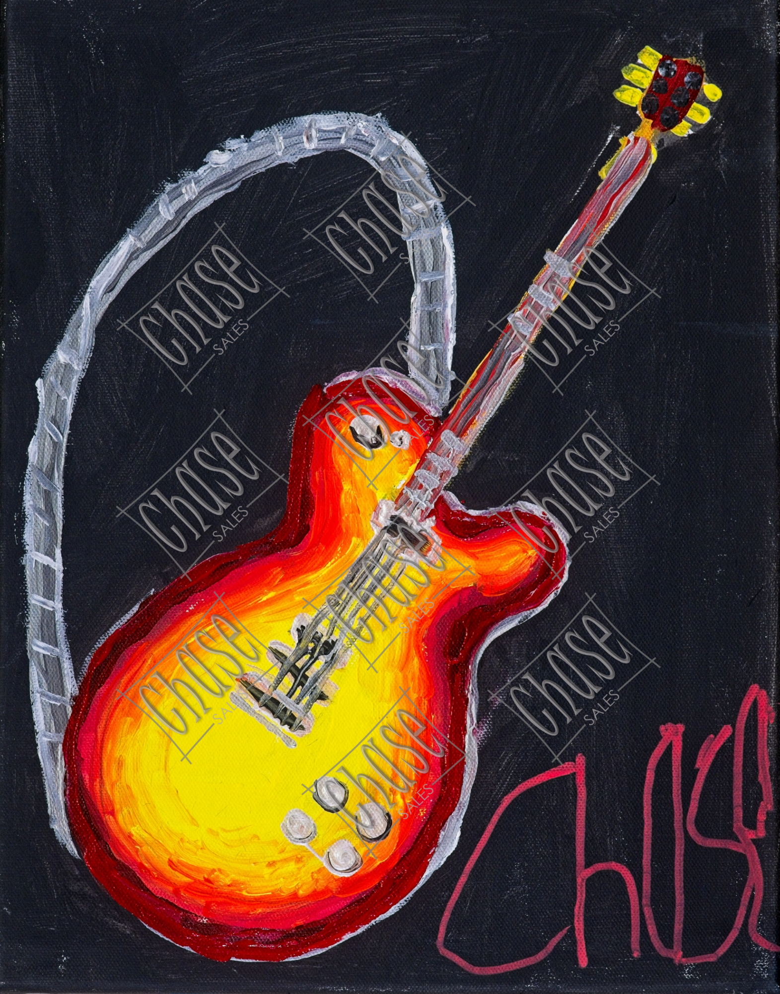 Moonlight Series: Stick It To The Man (11X14) - Painted 7/26/2024 - ORIGINAL: Available - PRINTS: Available
