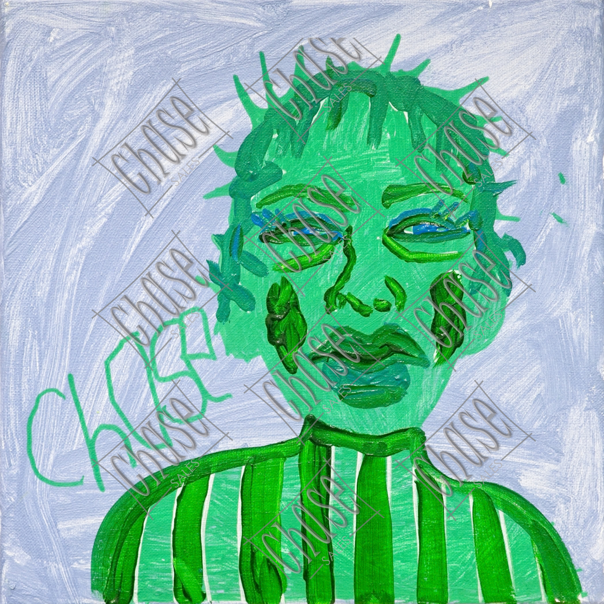 Green Goddesses: Verde (10x10) - Painted 8/15/2025 - ORIGINAL: Available - PRINTS: Available
