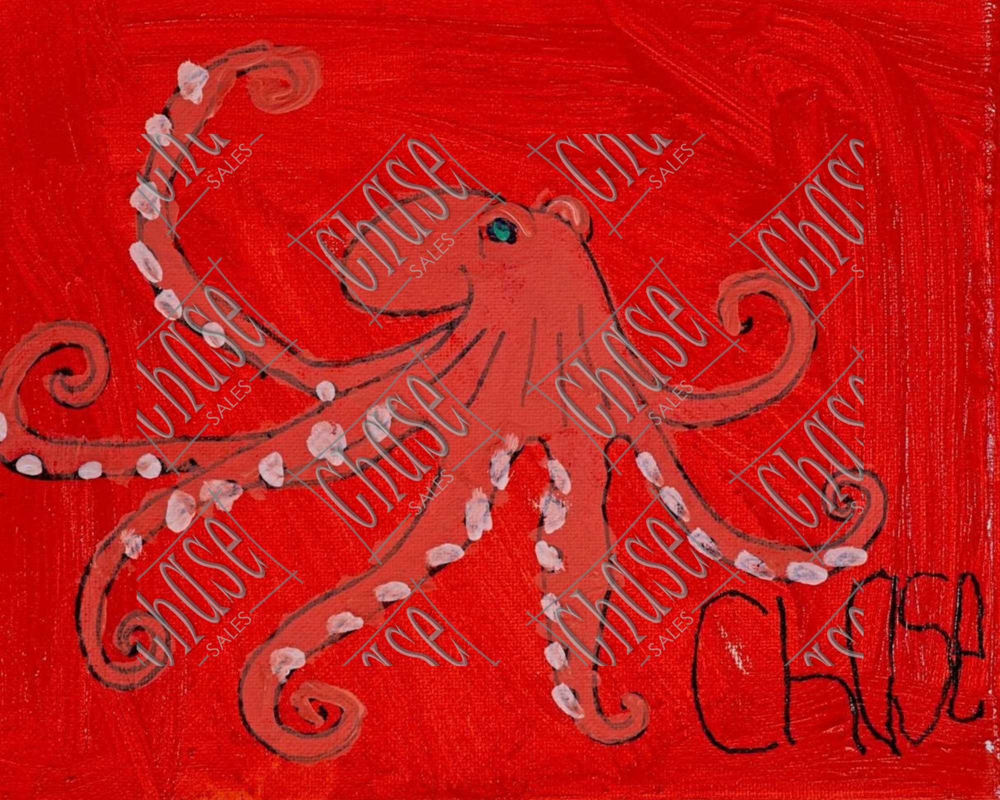 Eight Legs (8x10) - Painted 1/23/2026 - ORIGINAL: Available - PRINTS: Available